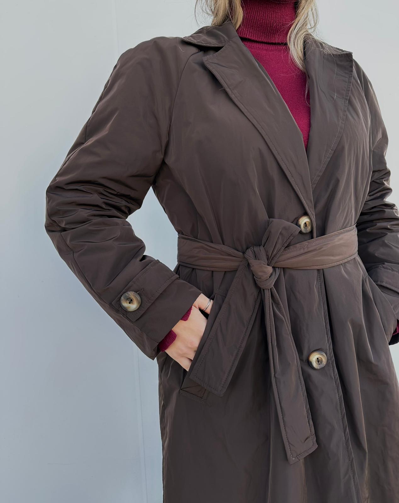 Padded taffeta duster