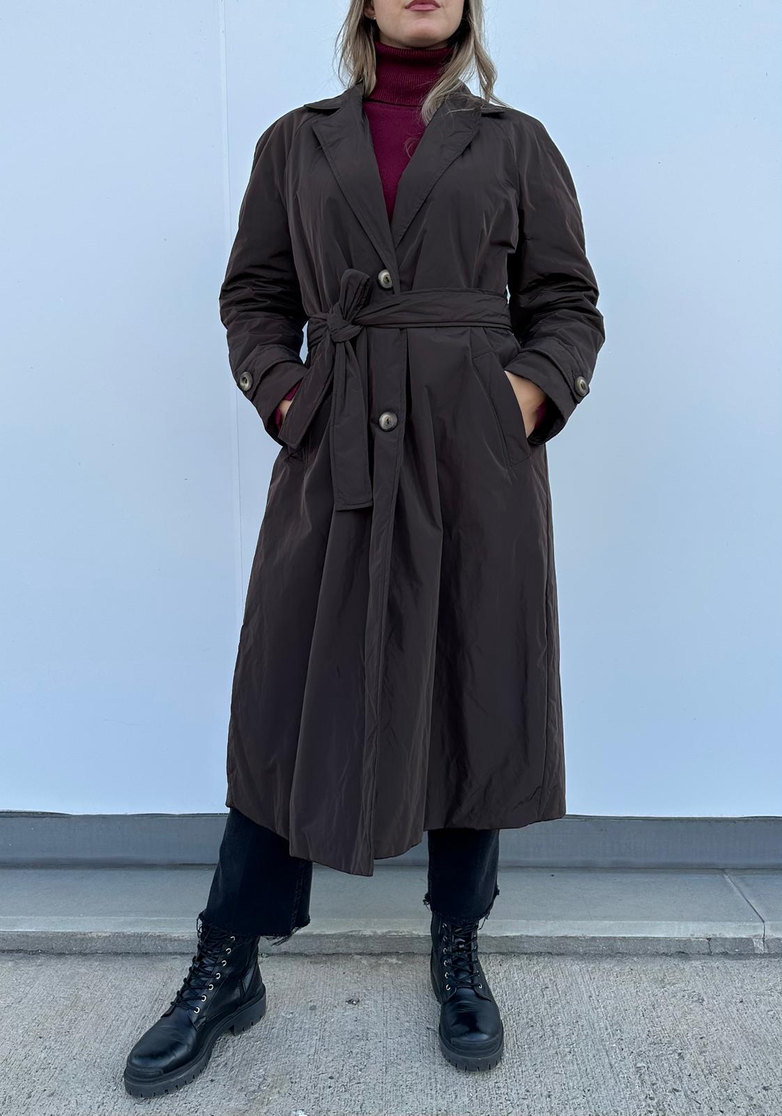 Padded taffeta duster