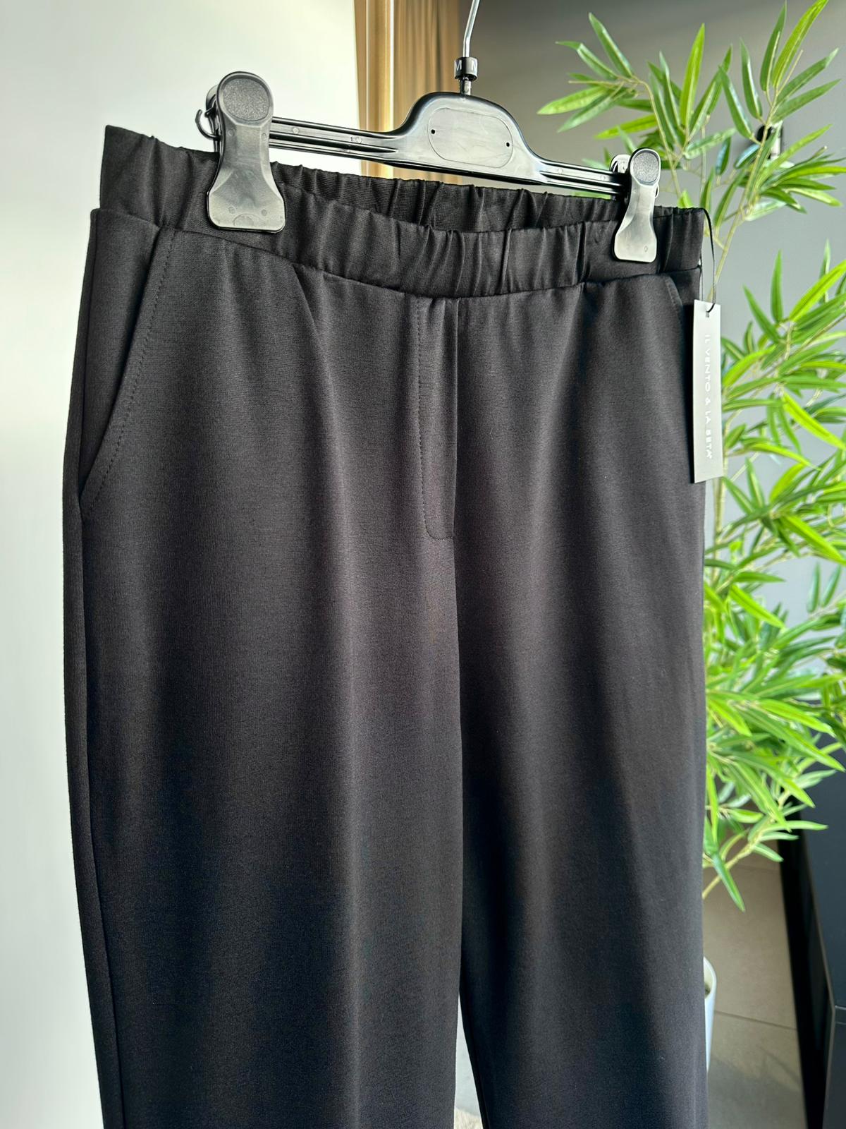 Milanese stitch trousers