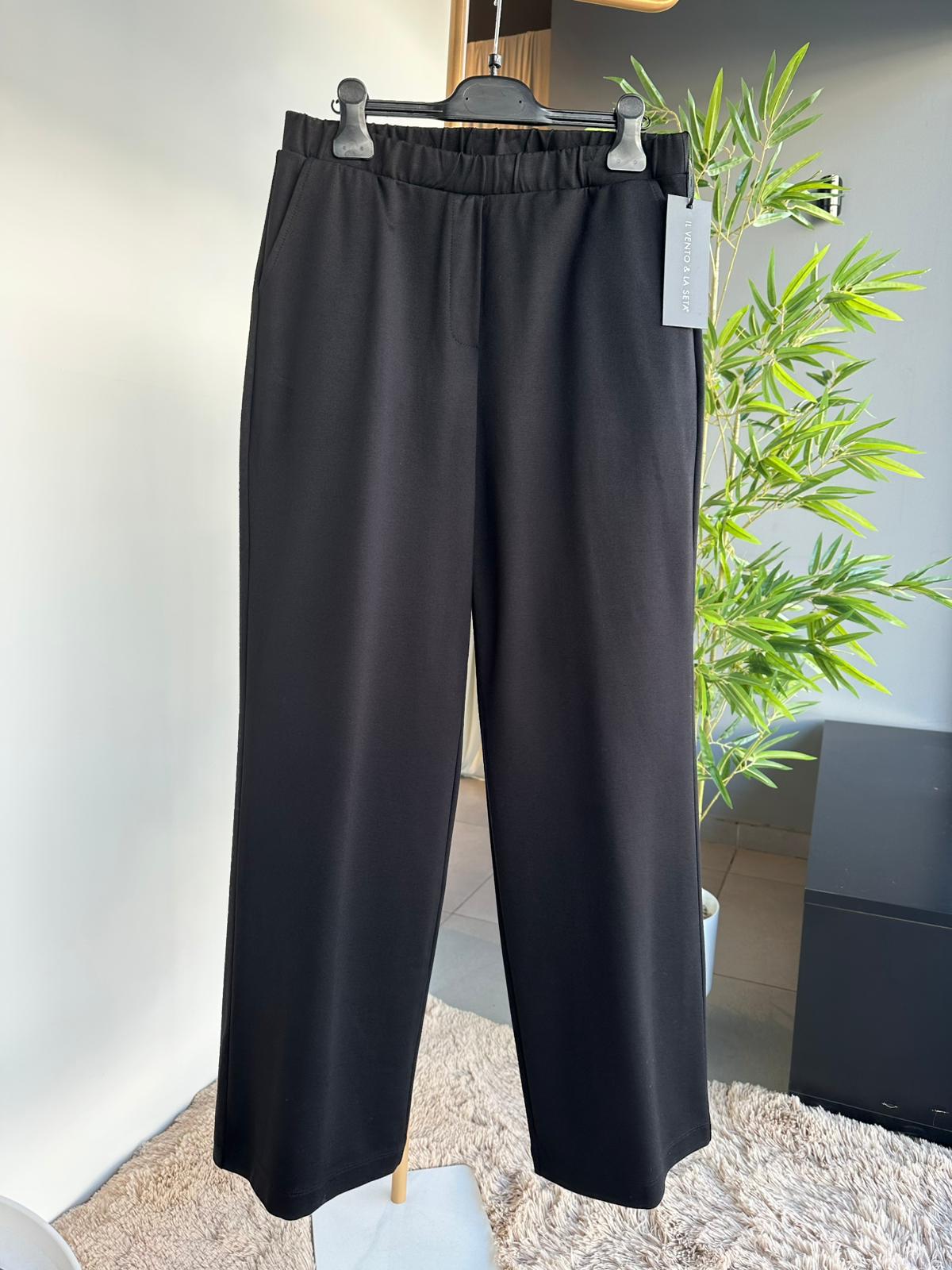 Milanese stitch trousers