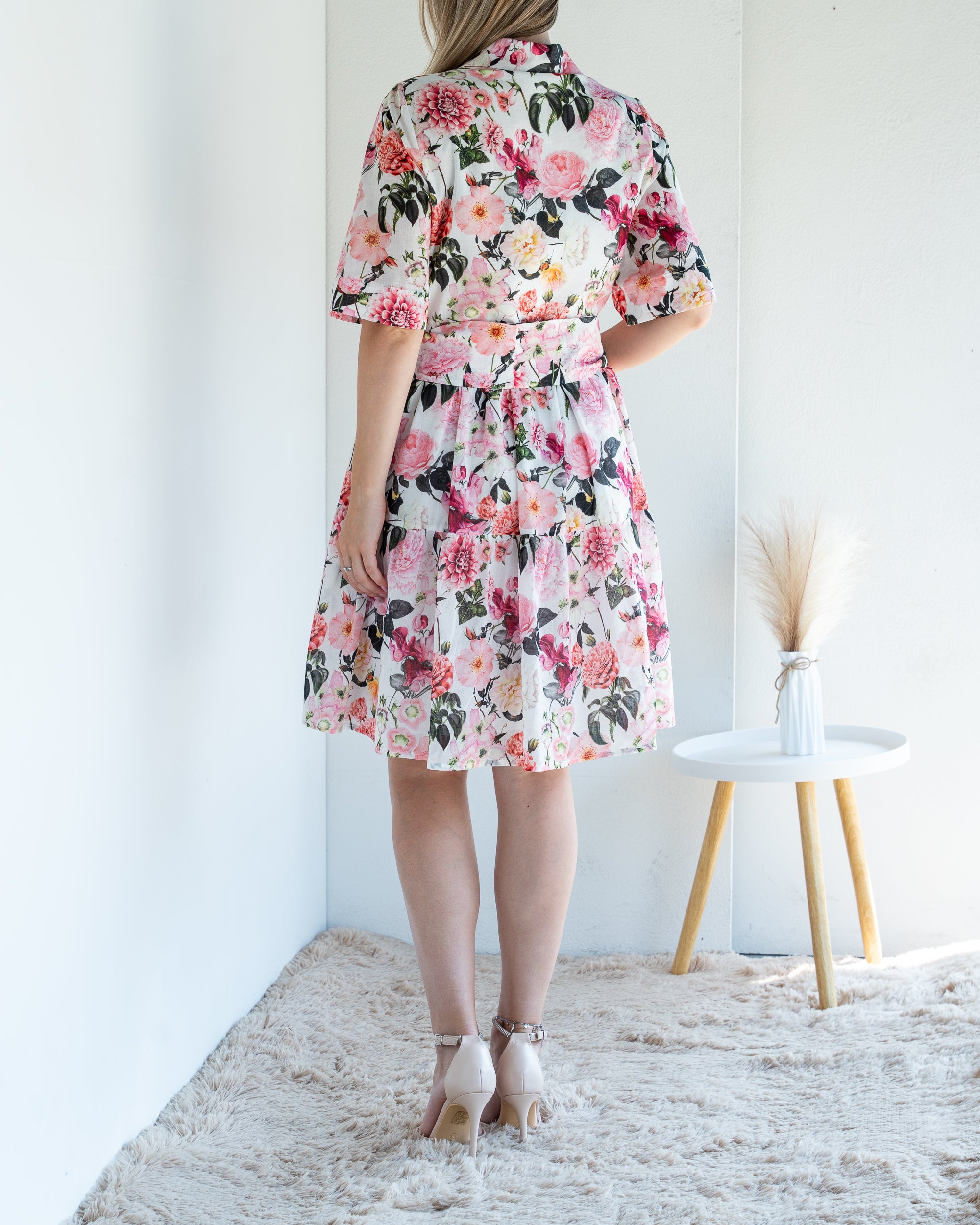 Abito midi floreale