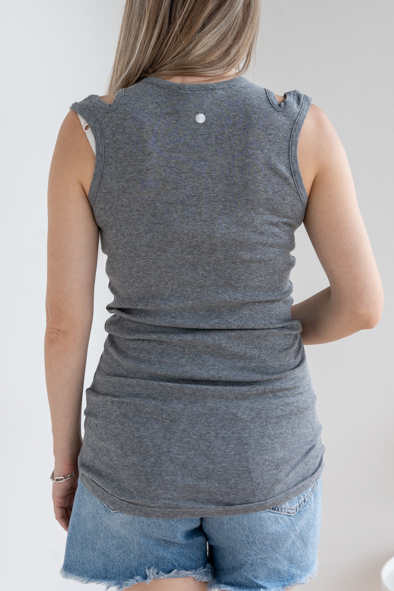 Double shoulder strap top