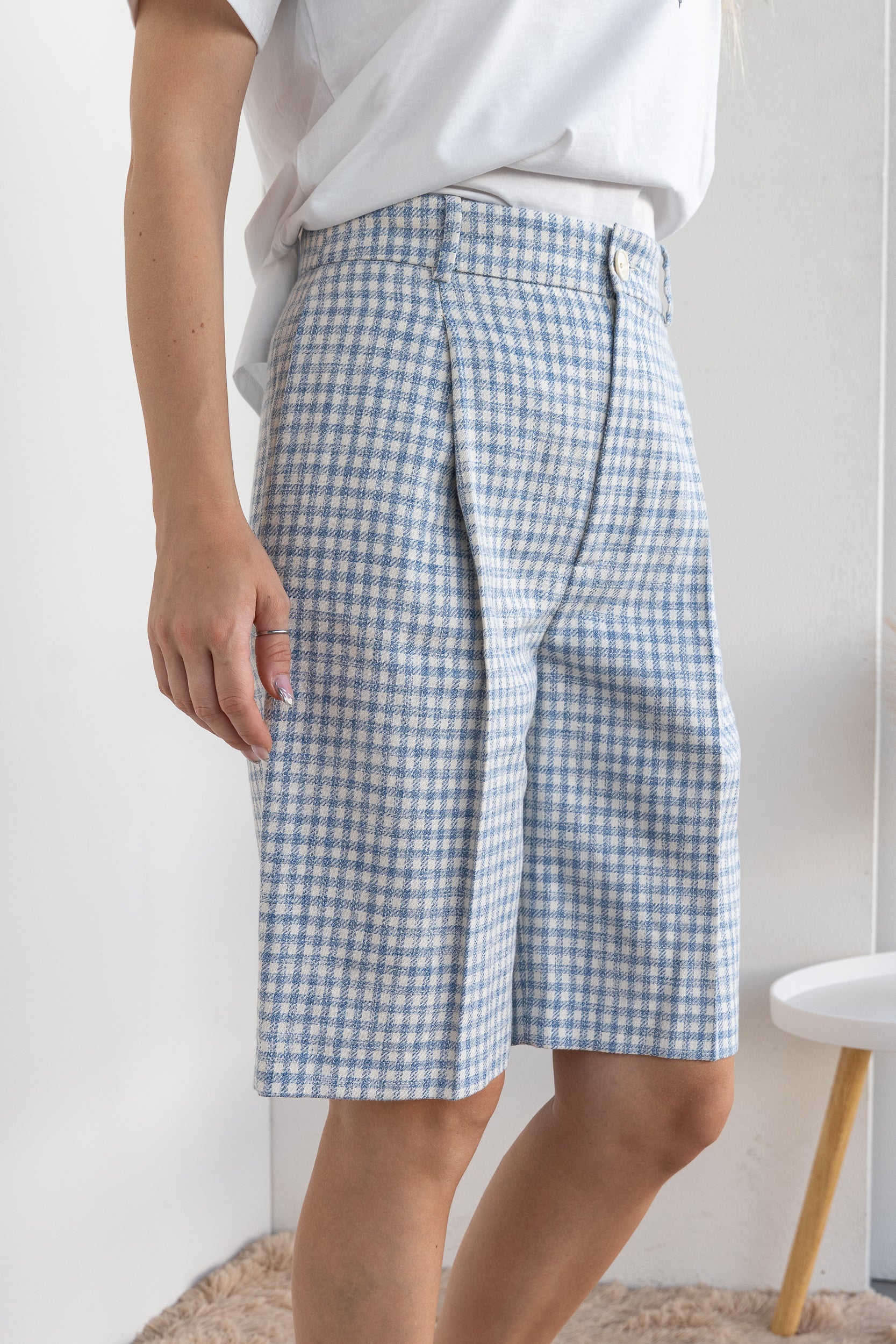 Checkered shorts