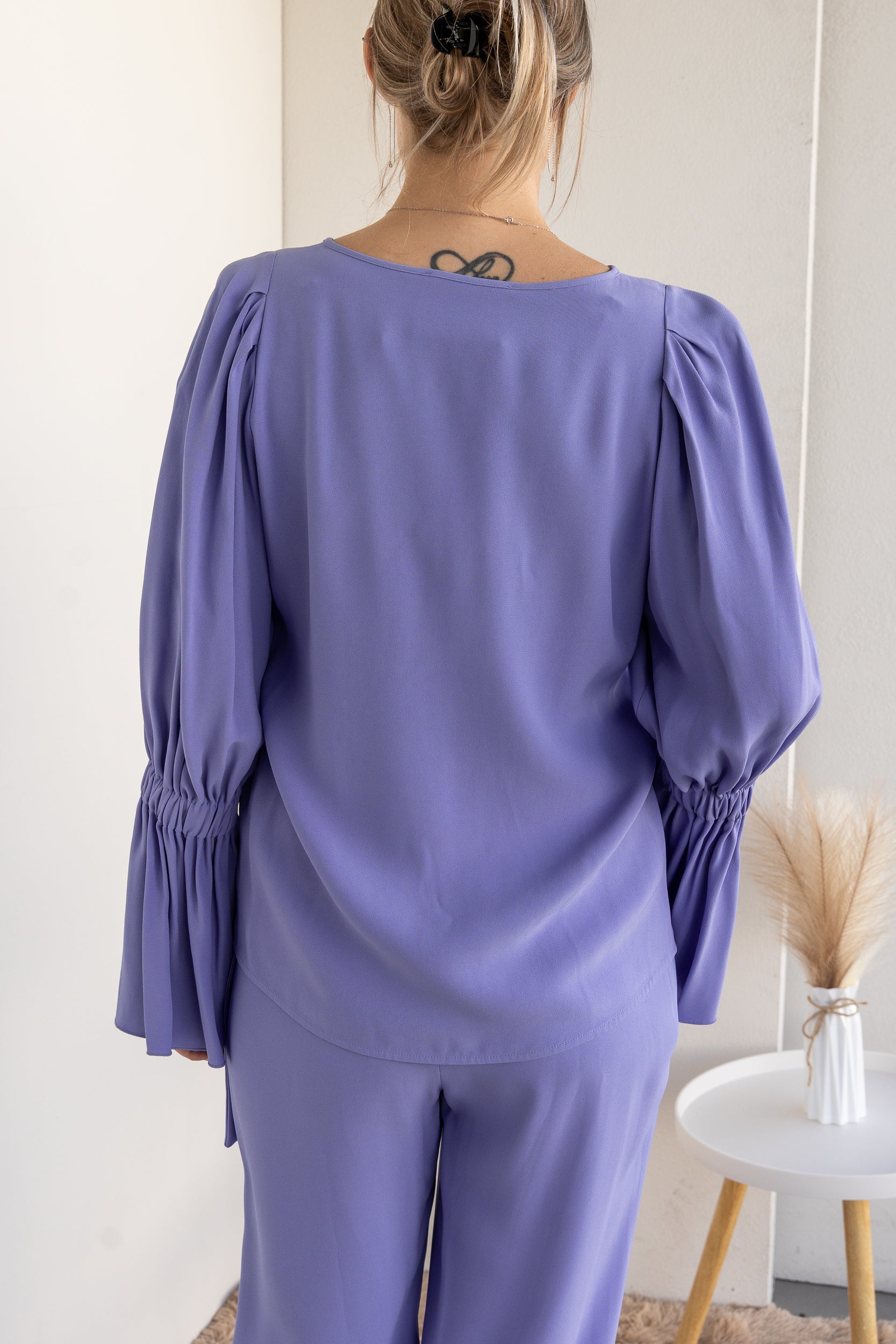 Blusa manica ampia