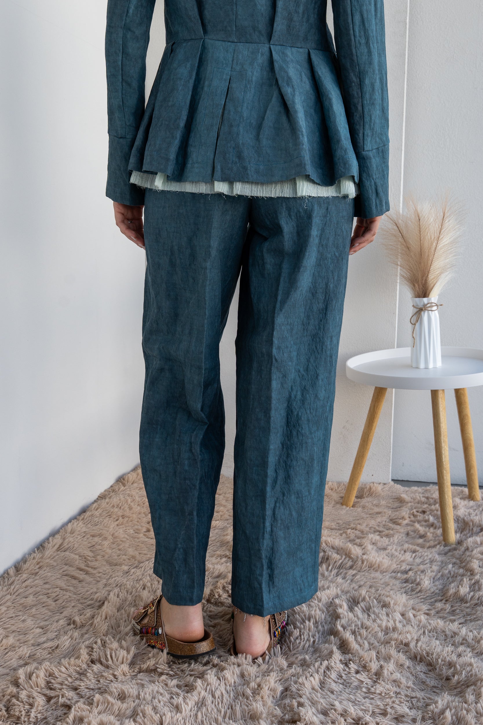 Pantalone effetto denim