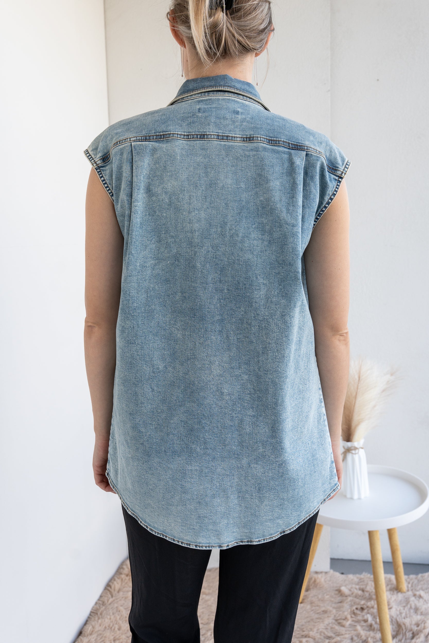 Denim vest