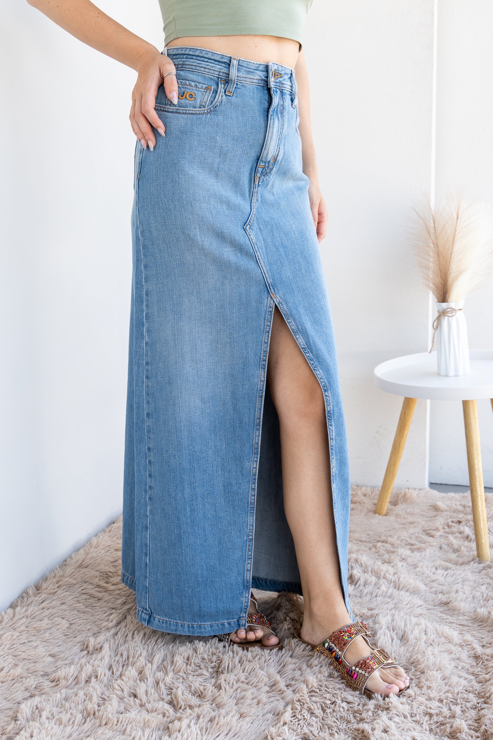 Denim skirt
