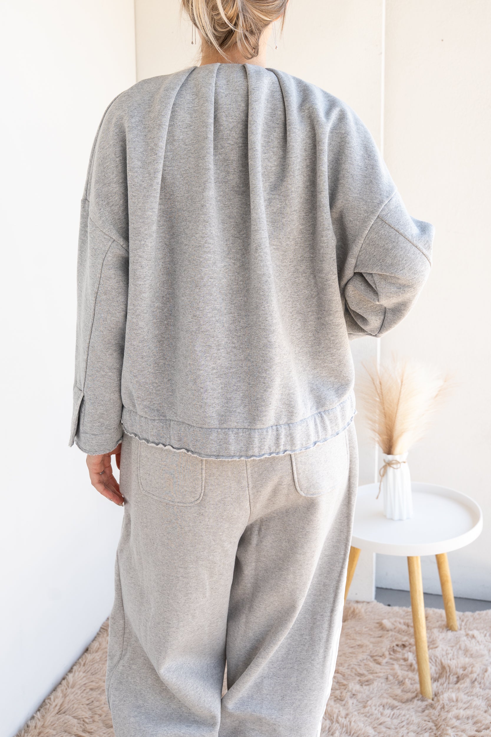 Fleece cardigan