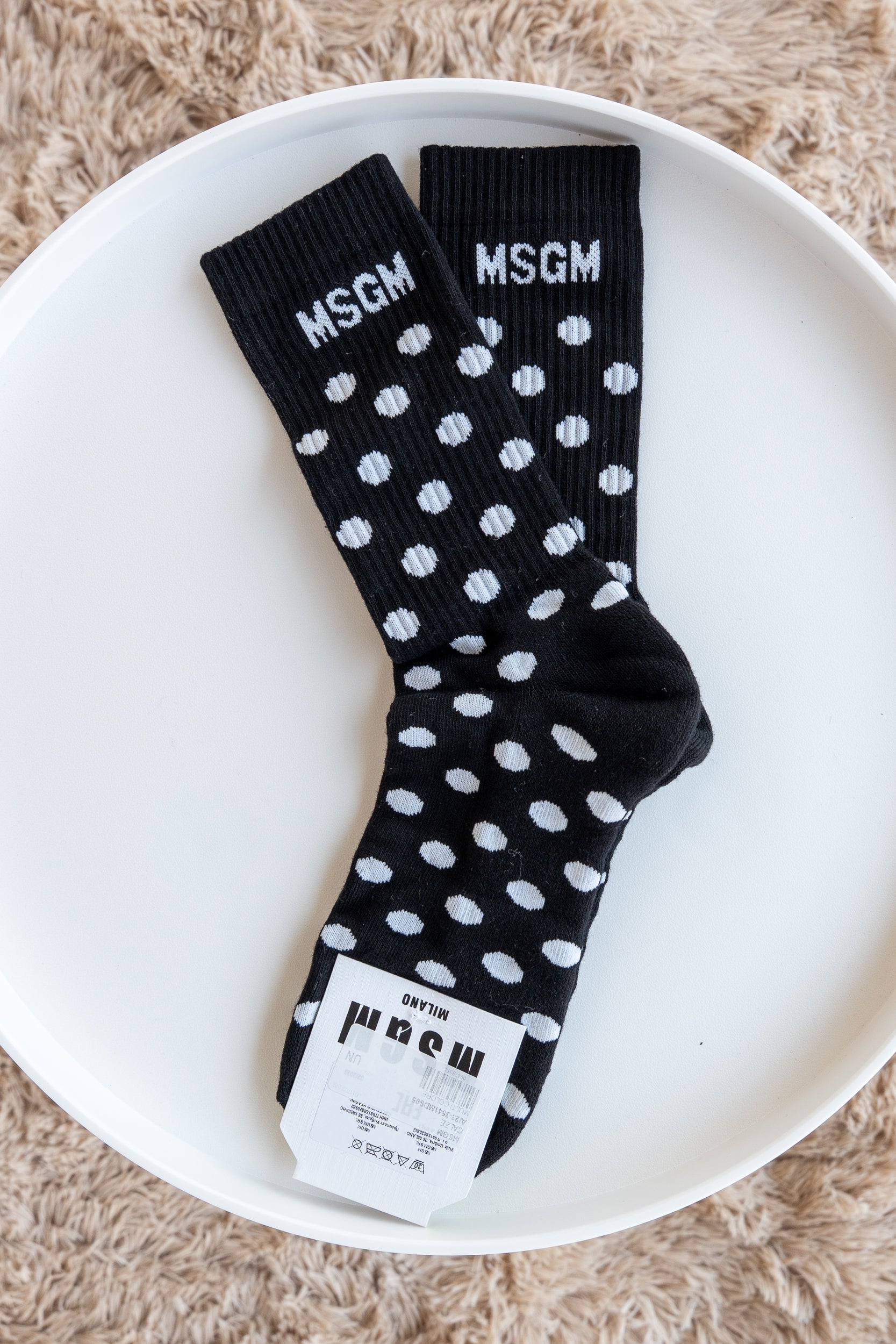 Polka dot socks