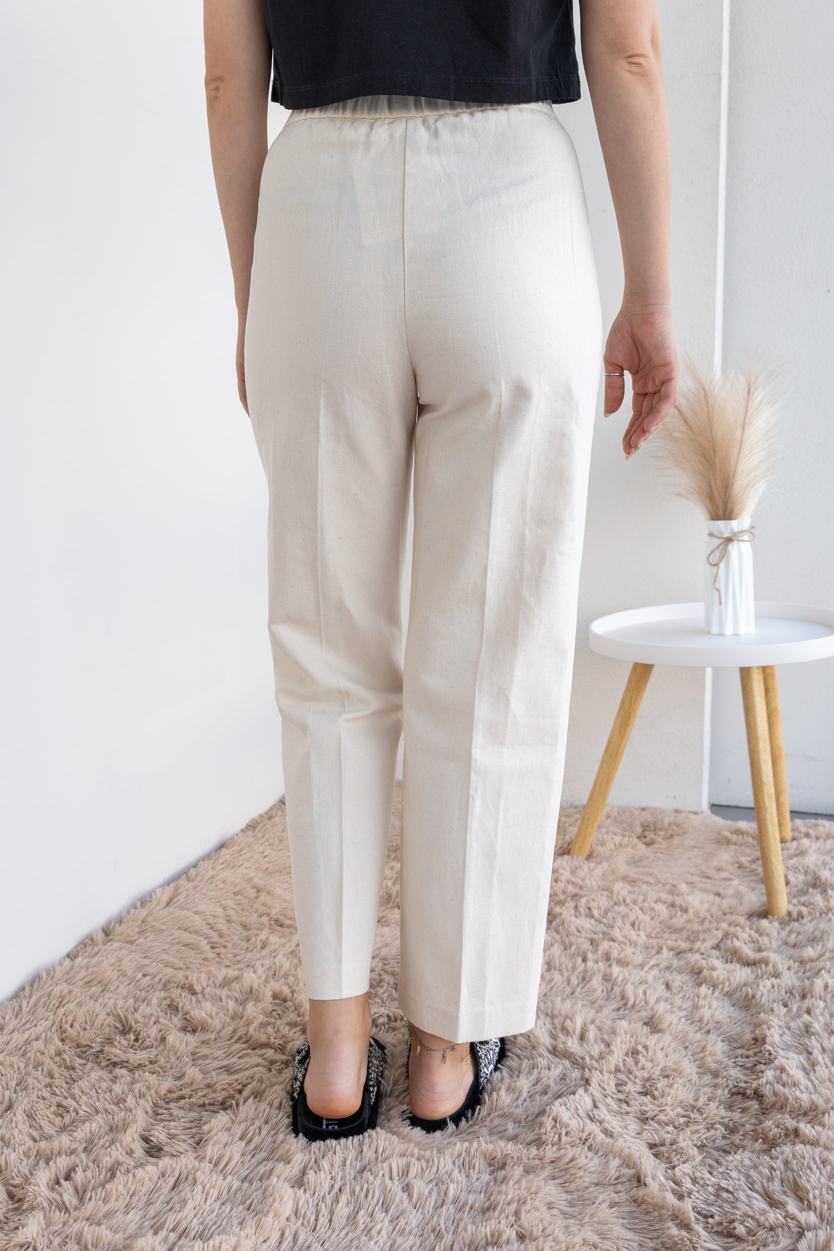 Jeans-effect trousers