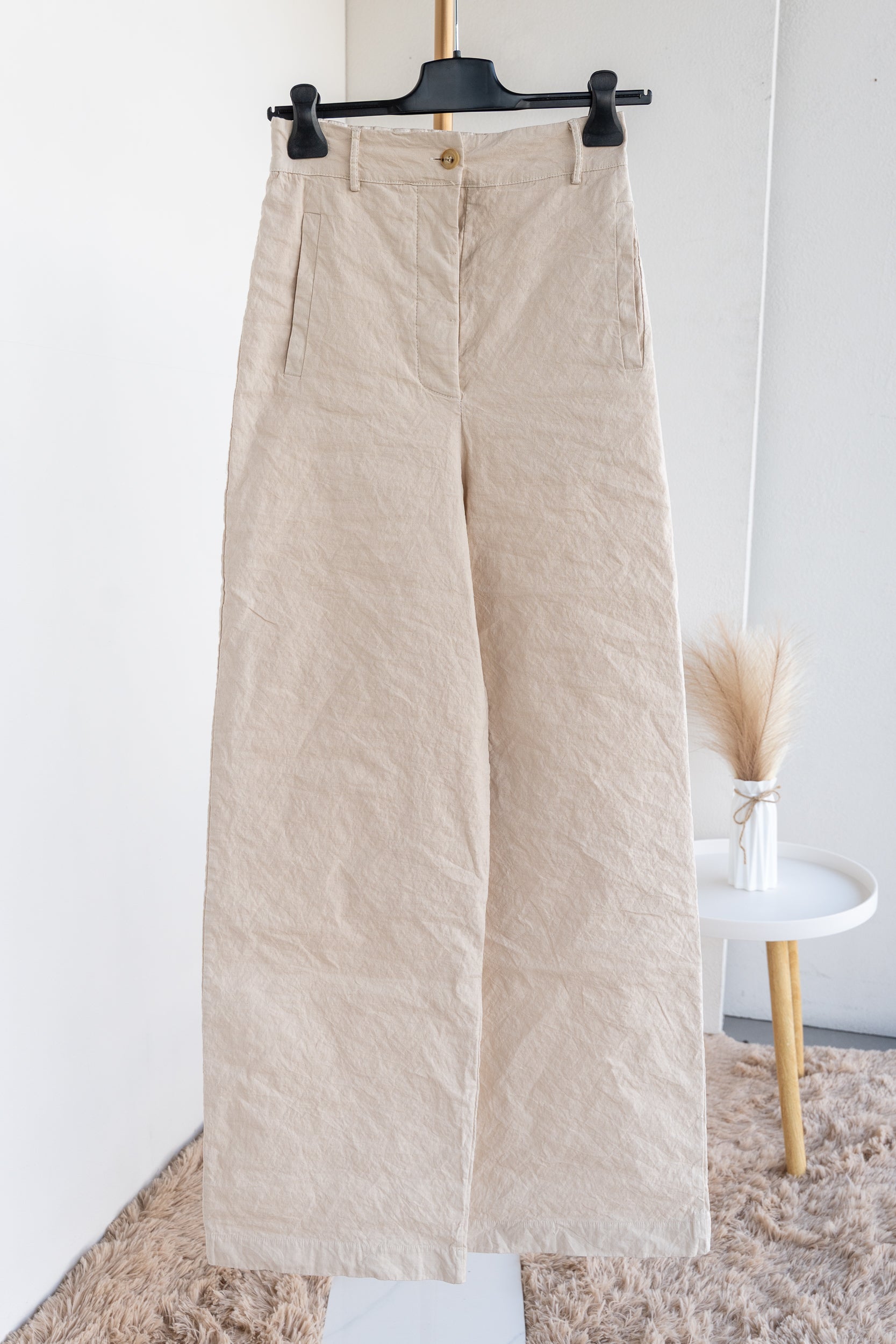 Pantalone effetto stropicciato