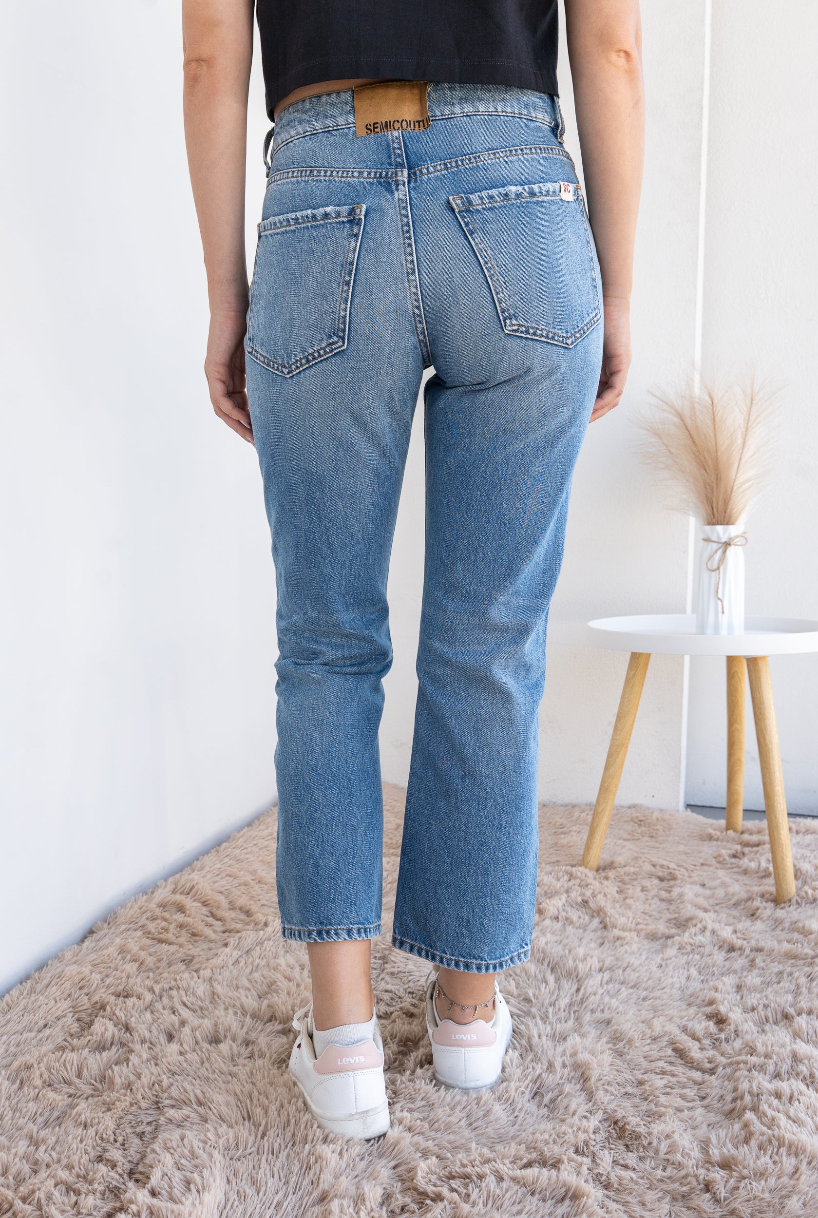 Slim cropped jeans