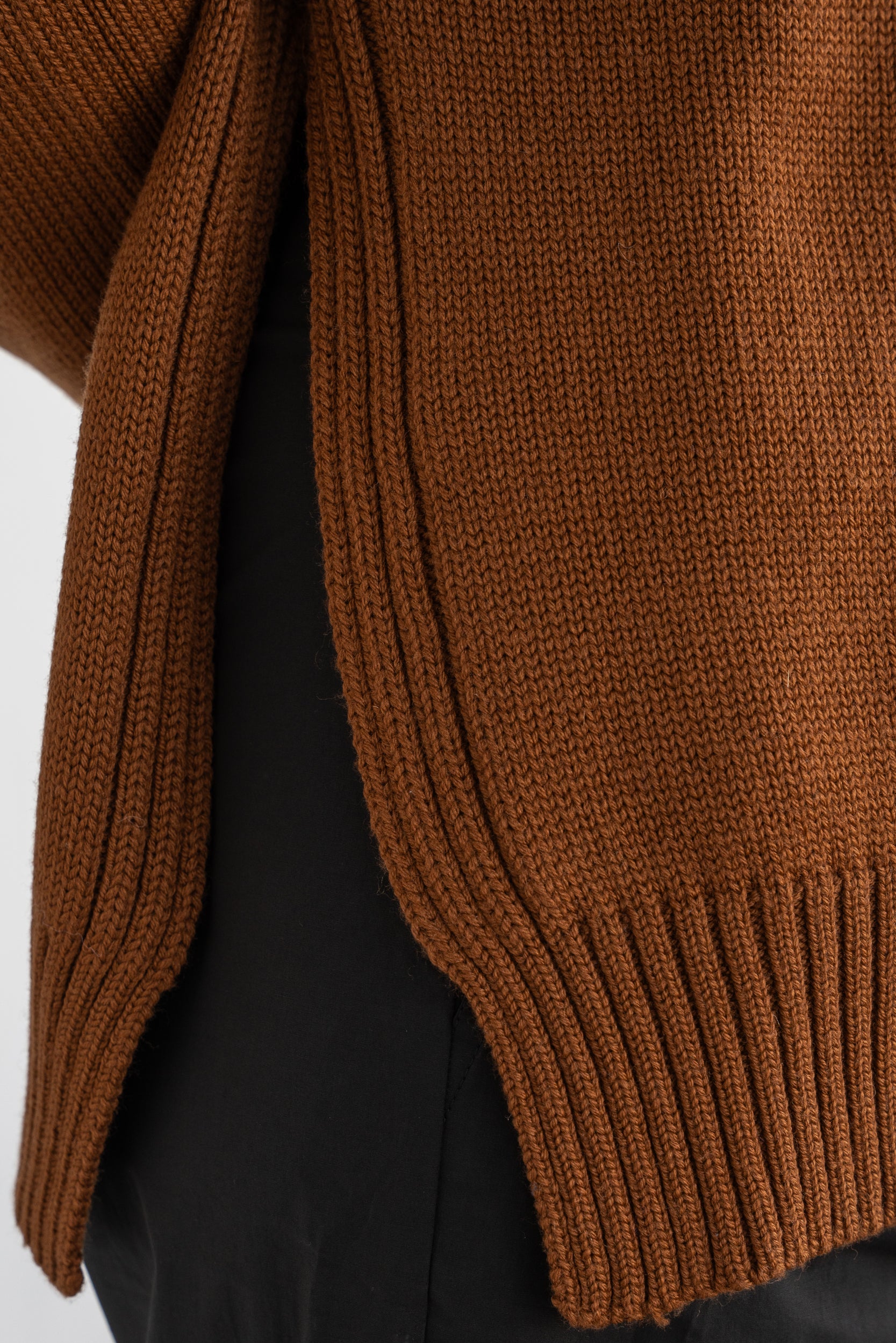 High neck sweater