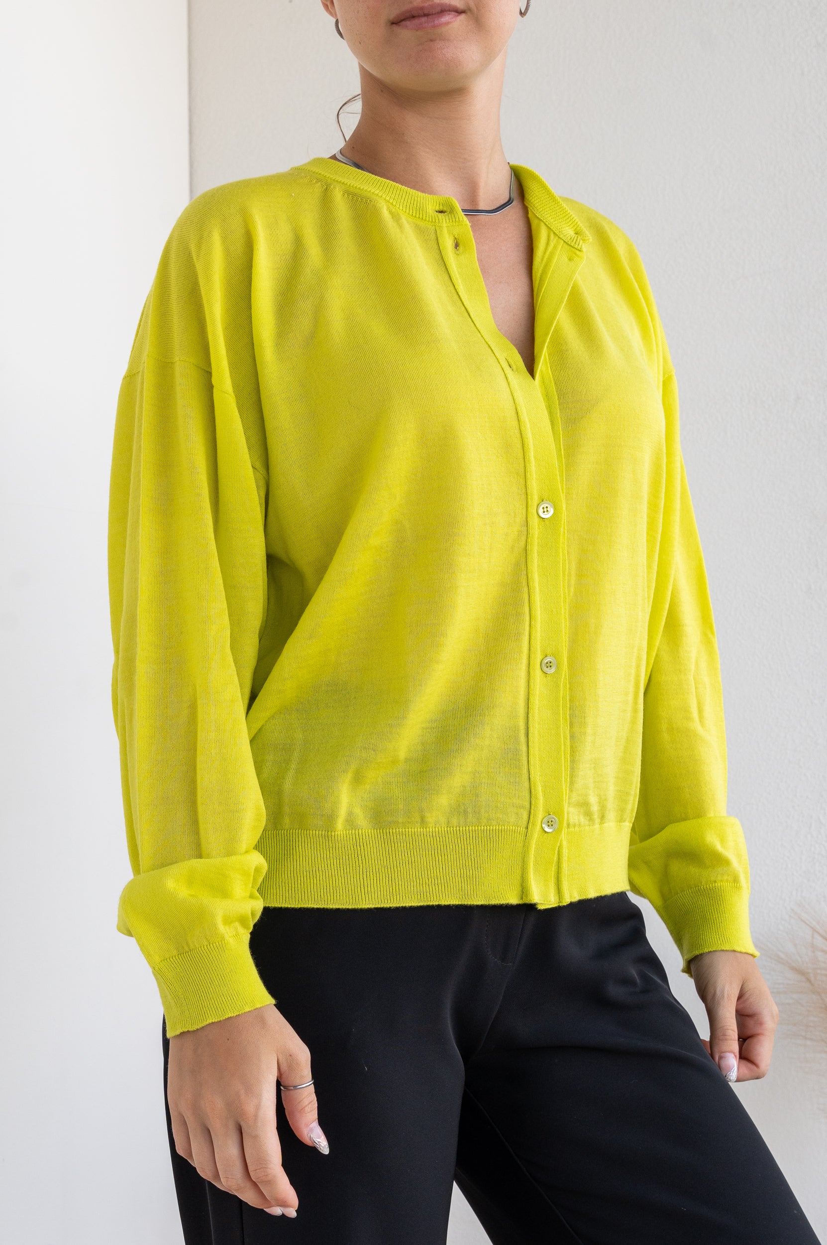 Cardigan with buttons