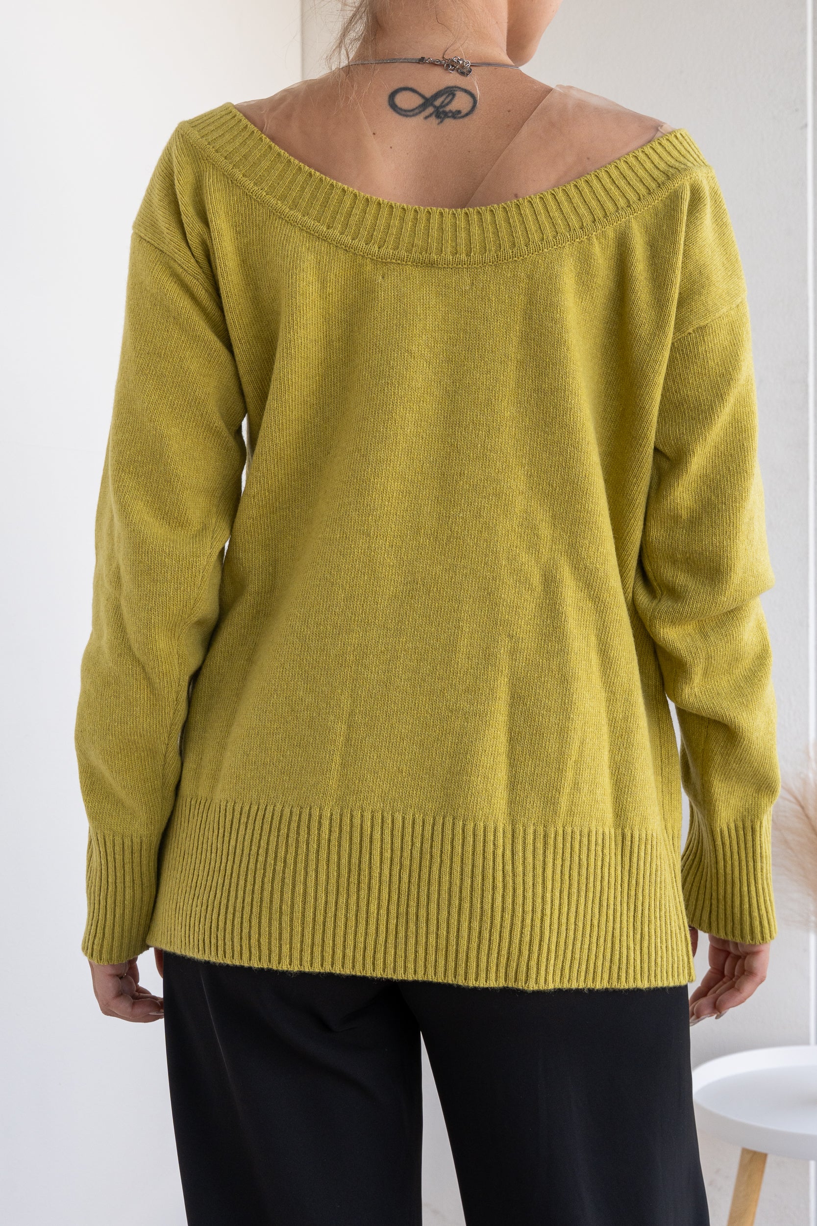 Maglia con tulle
