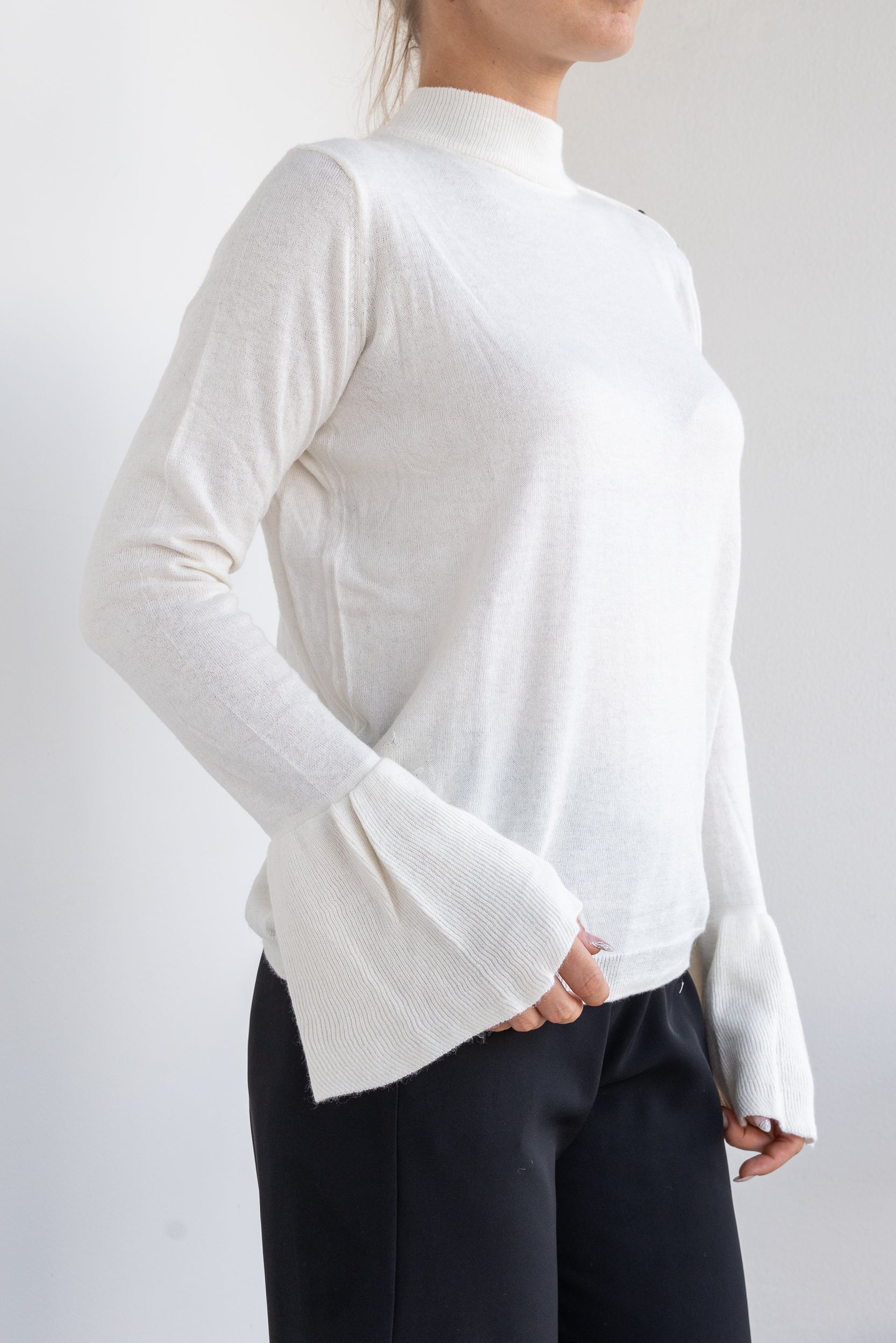 Maglia con volant