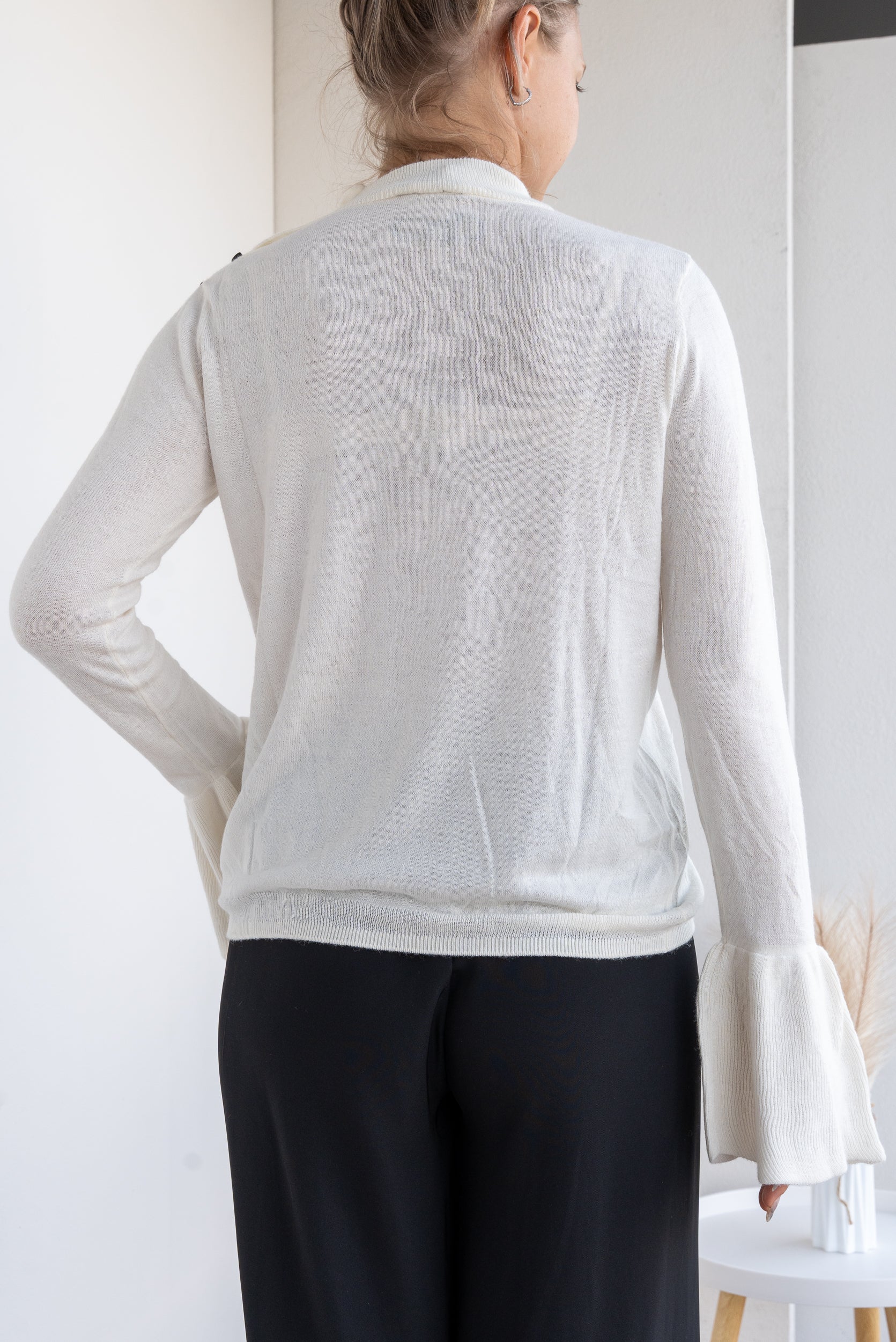 Maglia con volant