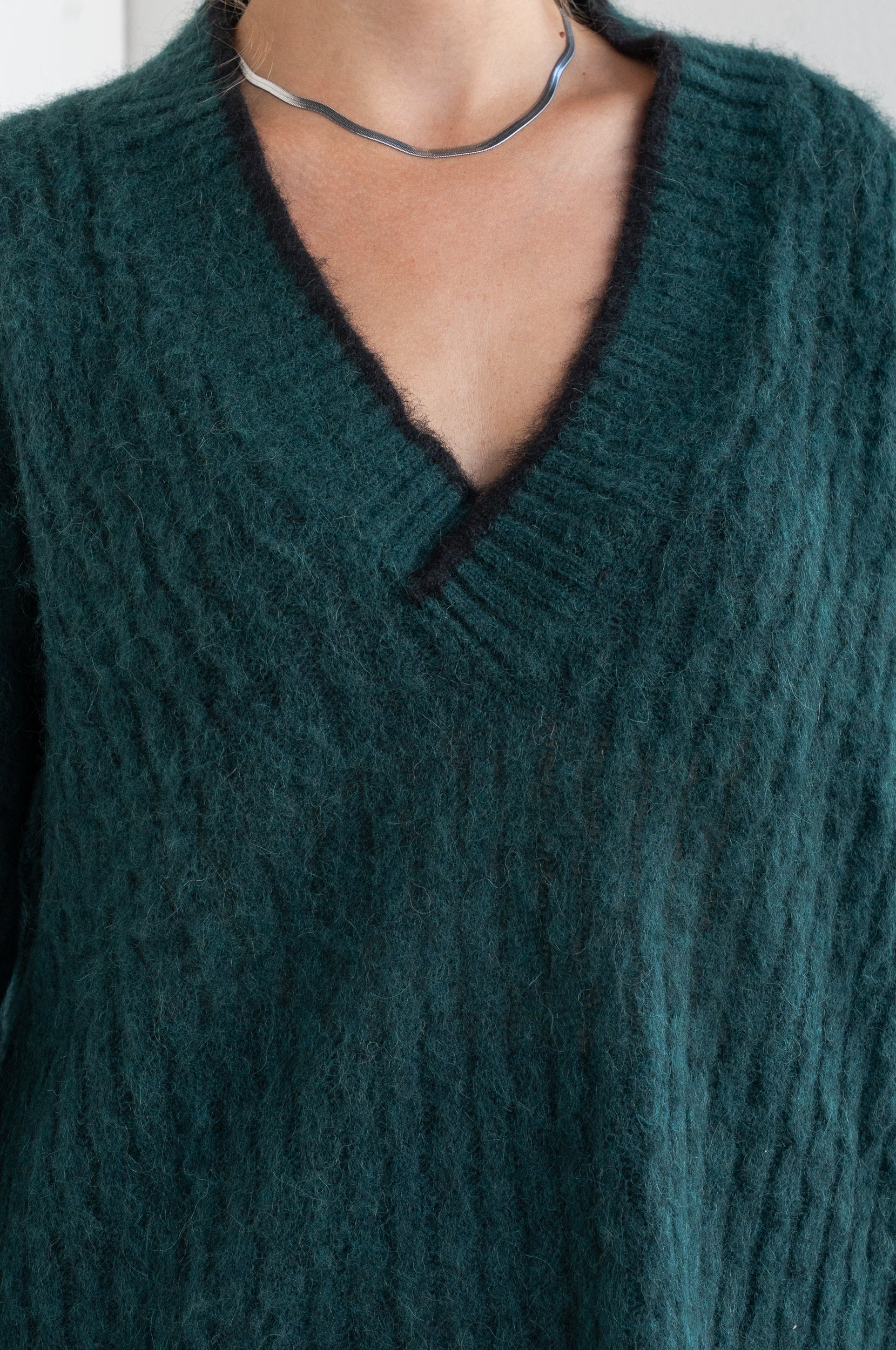V-neck sweater