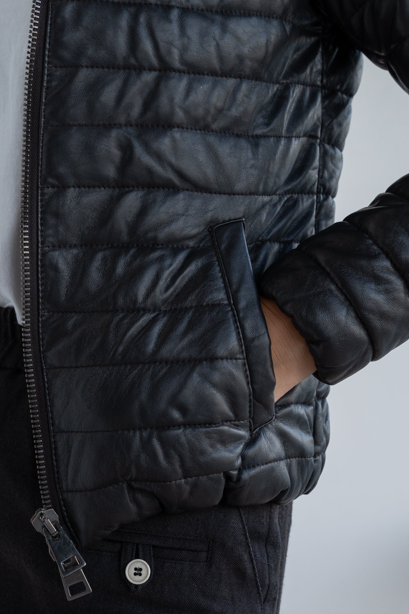 Real leather jacket