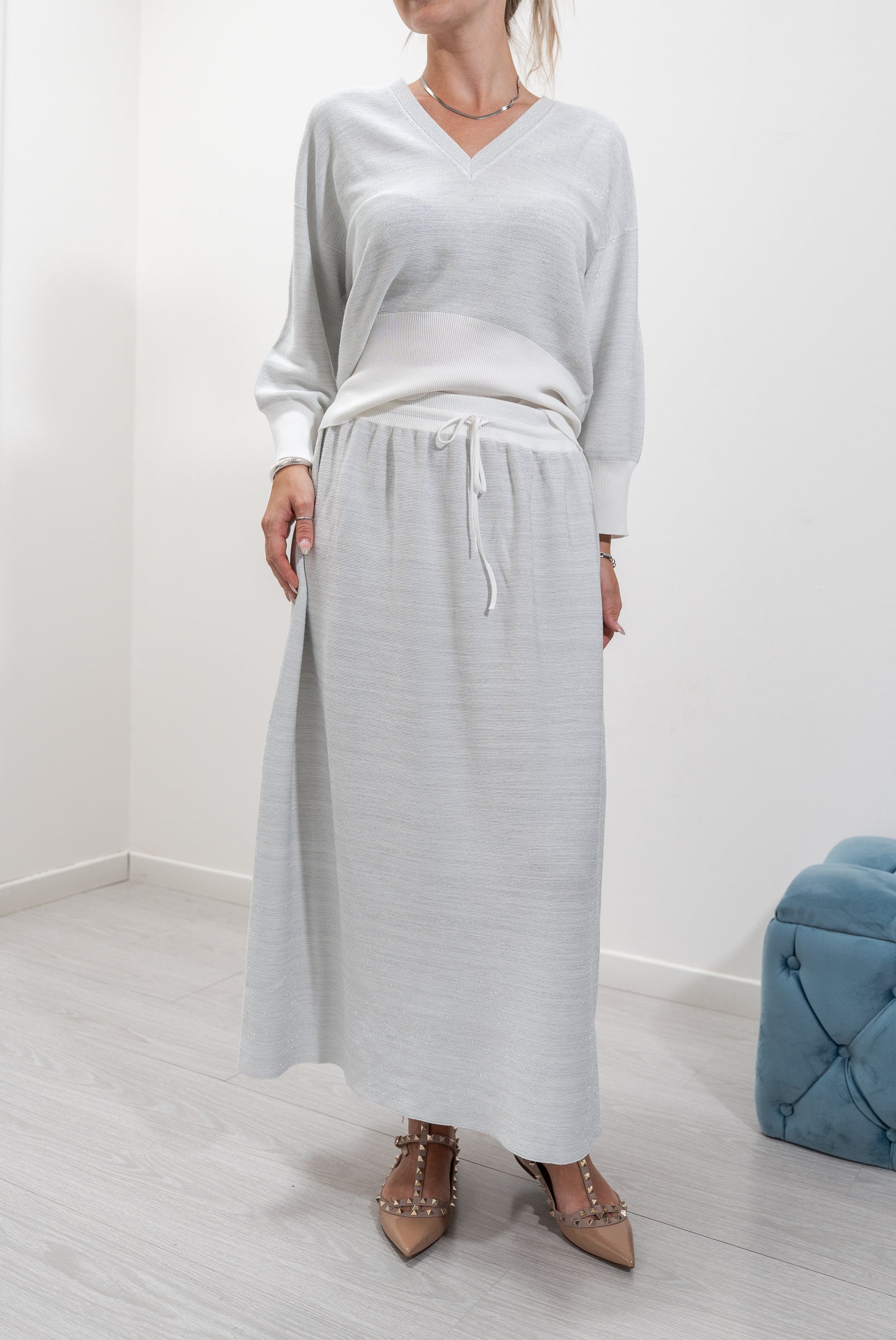Lurex effect sweater