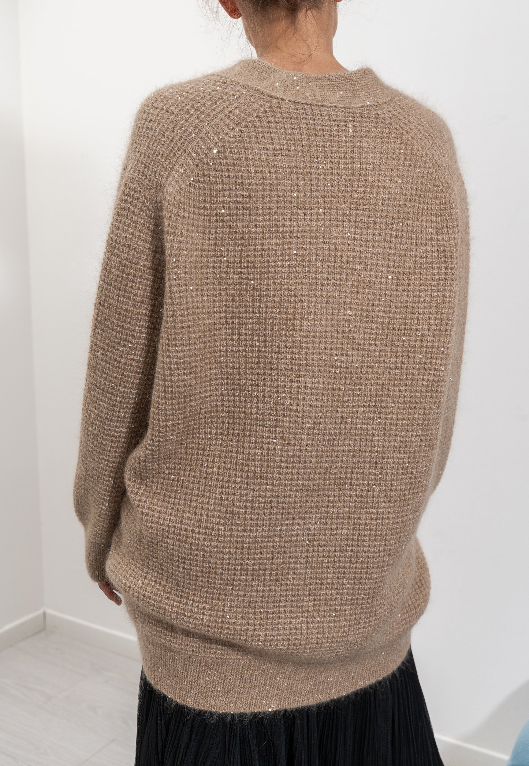 Sequined cardigan