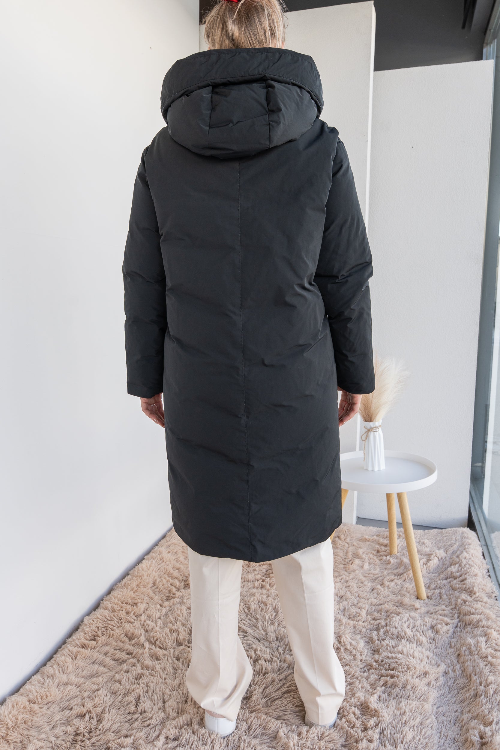 Longuette down jacket