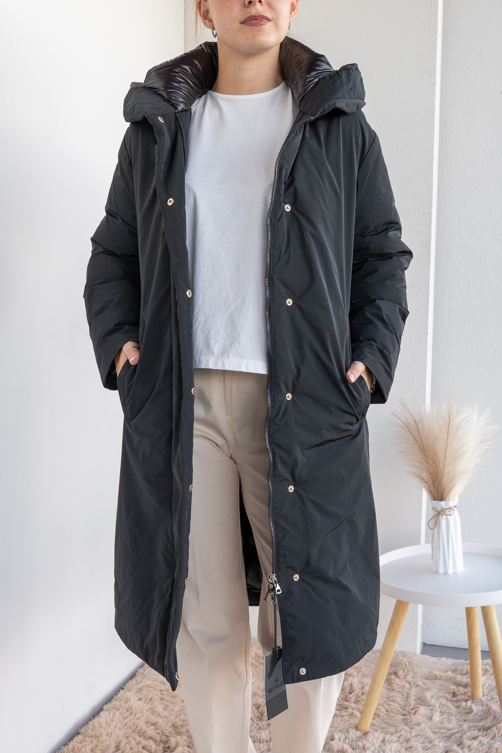 Longuette down jacket