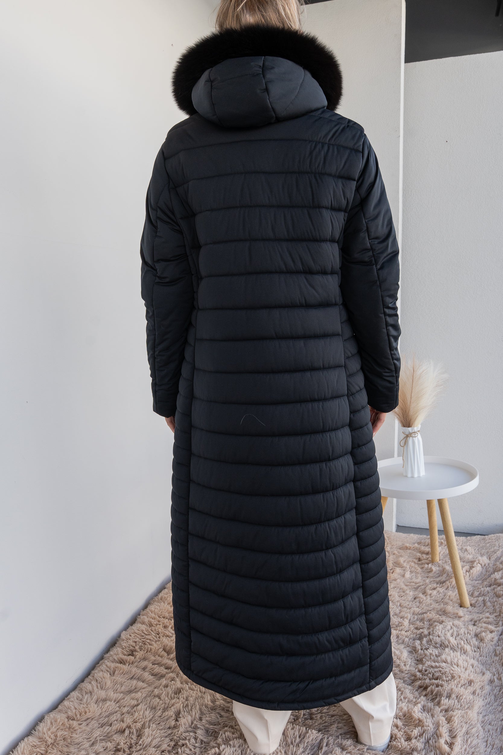 Long down jacket