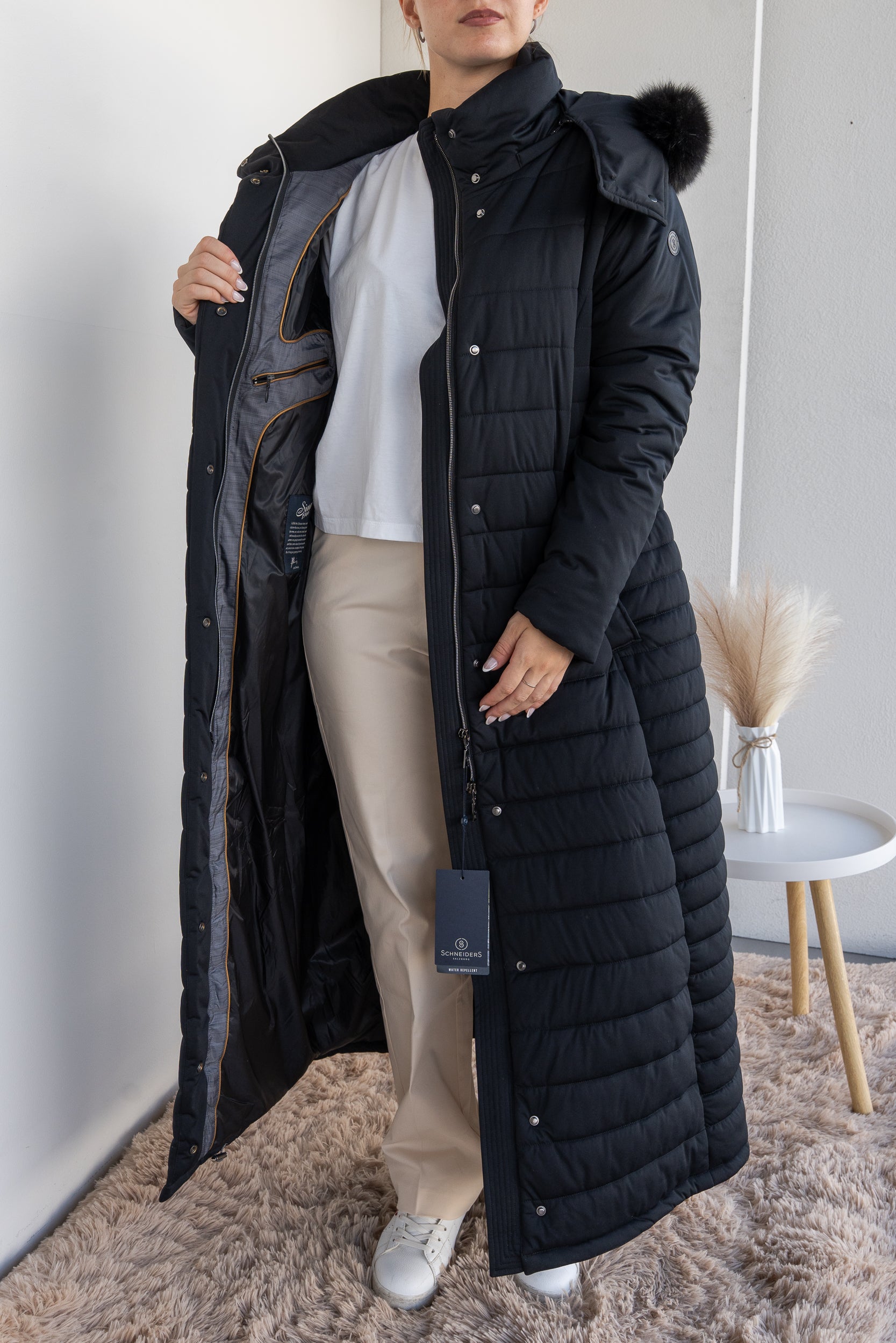 Long down jacket