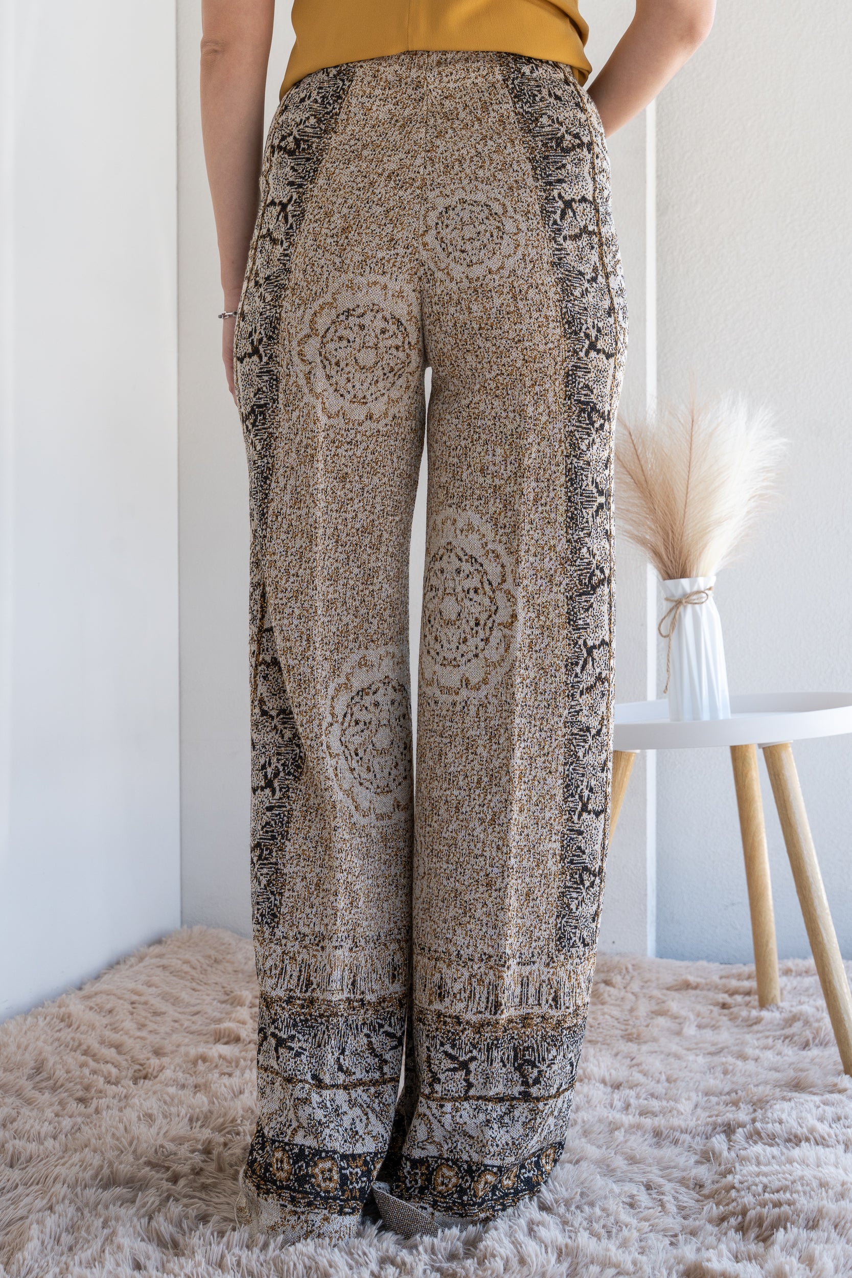 Pantalone fantasia lurex