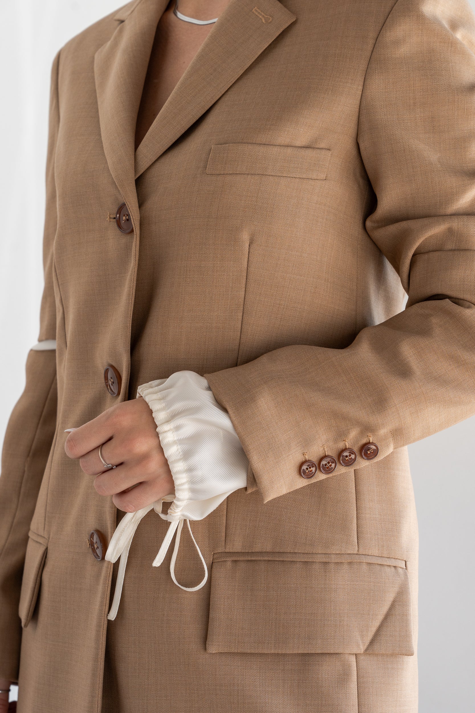 Cut-out jacket