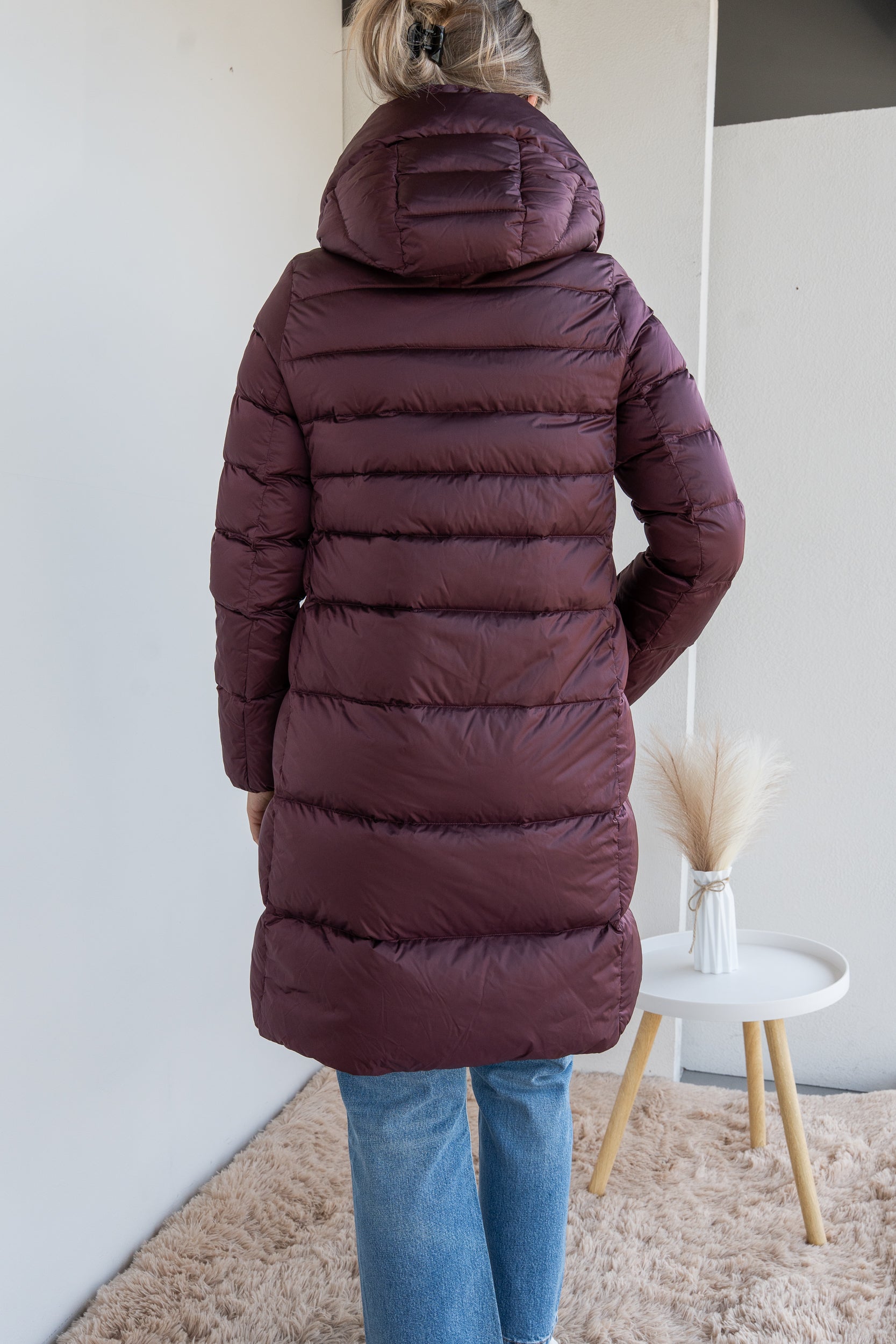 Longuette down jacket