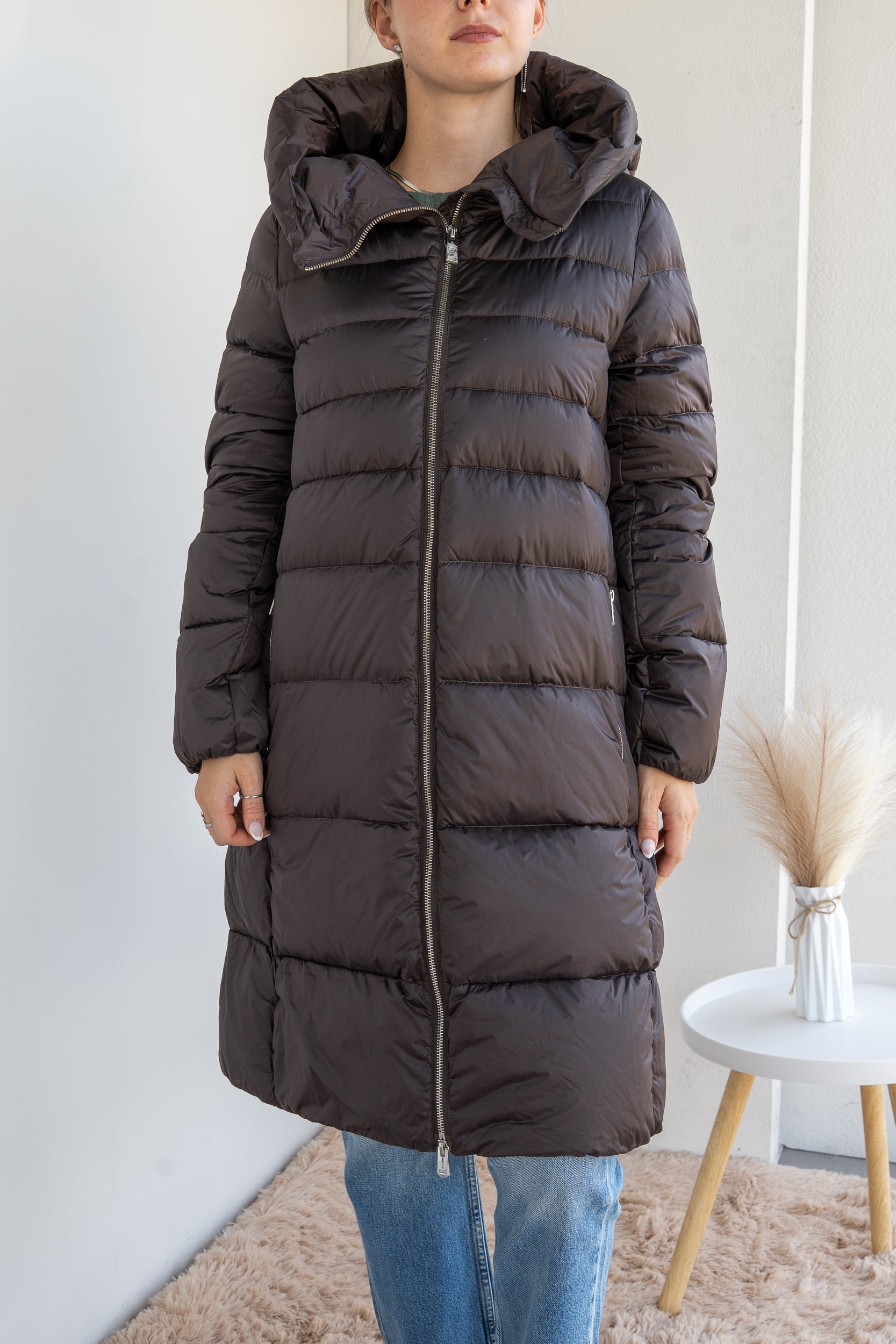 Longuette down jacket