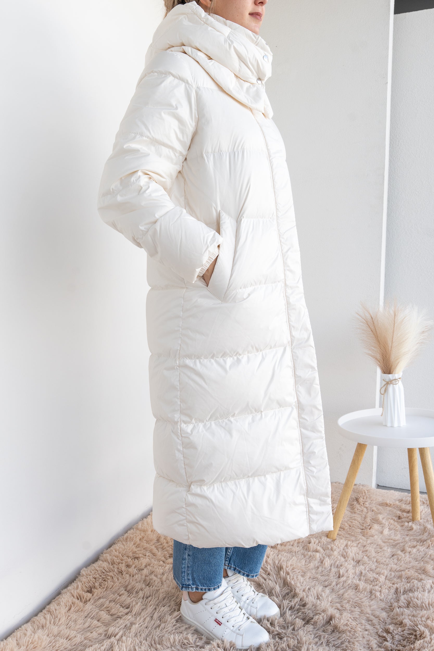Long down jacket