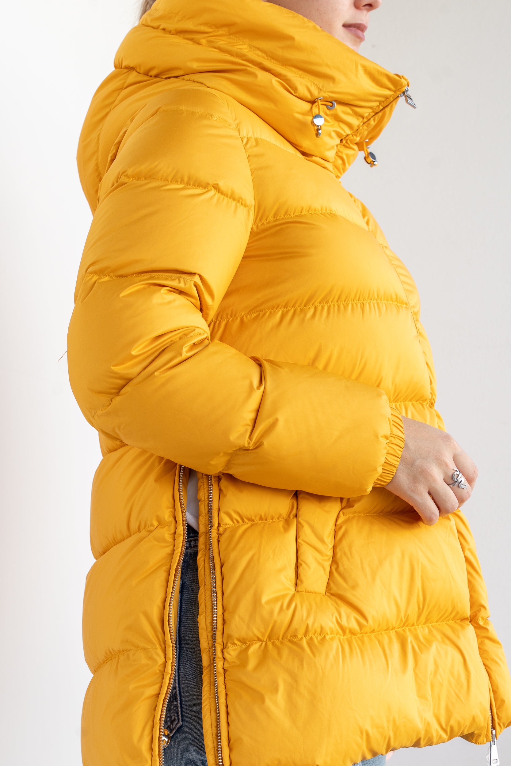 Coral sun down jacket