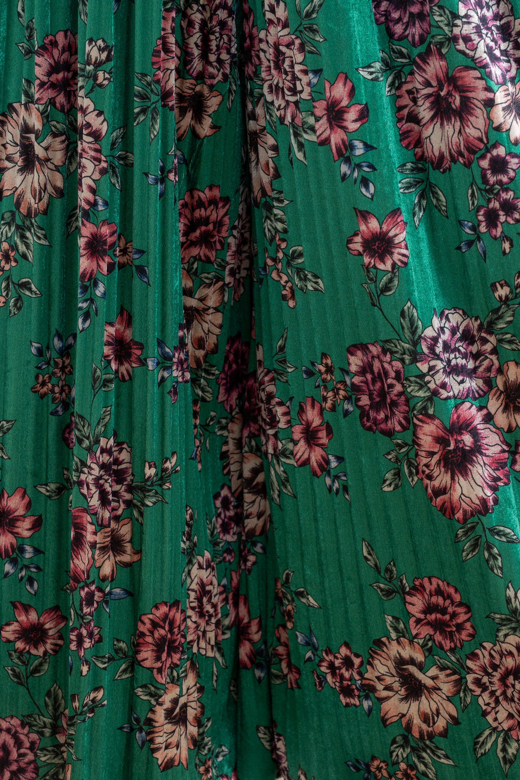 Pantalone vellutato in fantasia