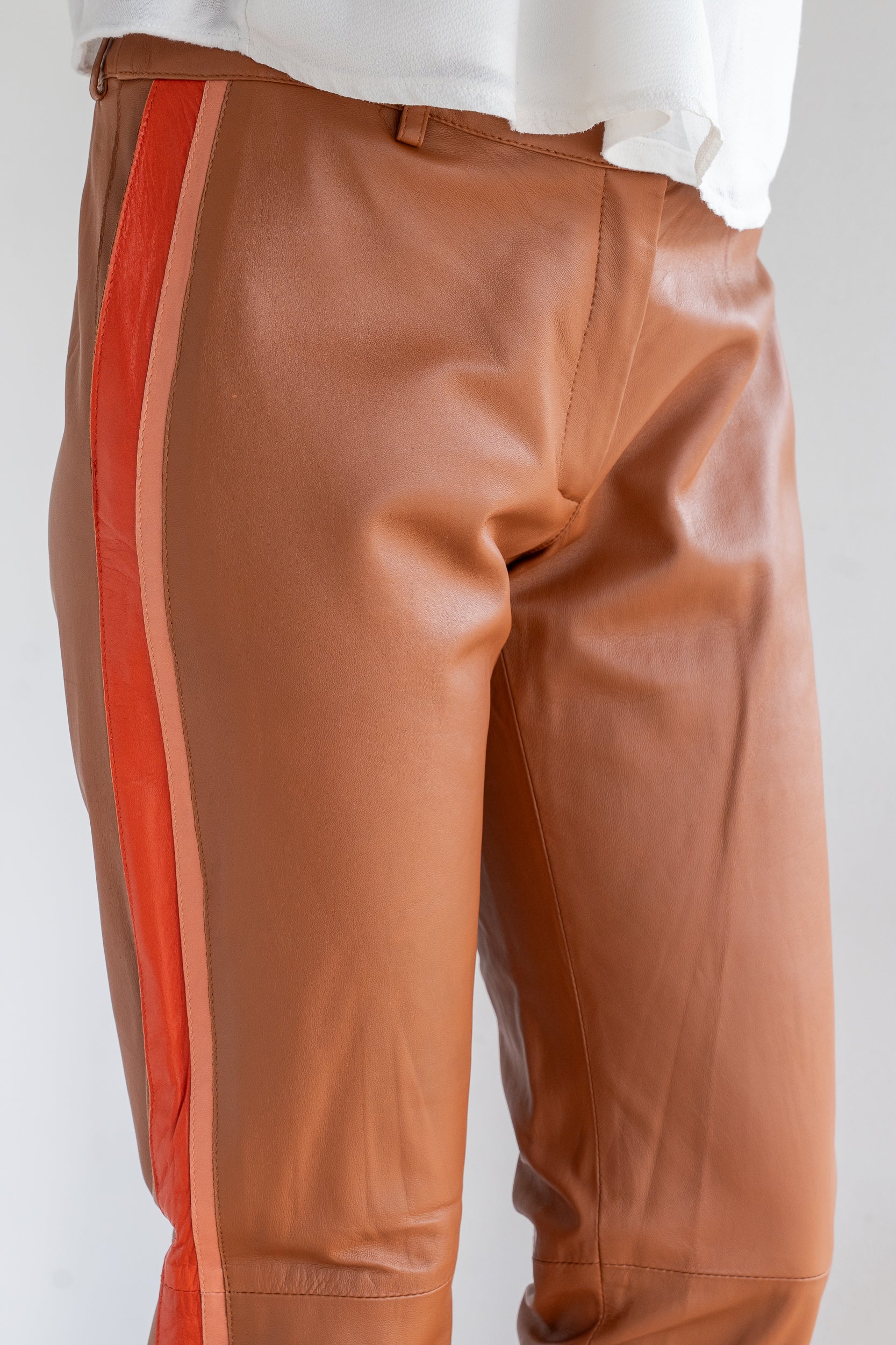 Pantalone in pelle