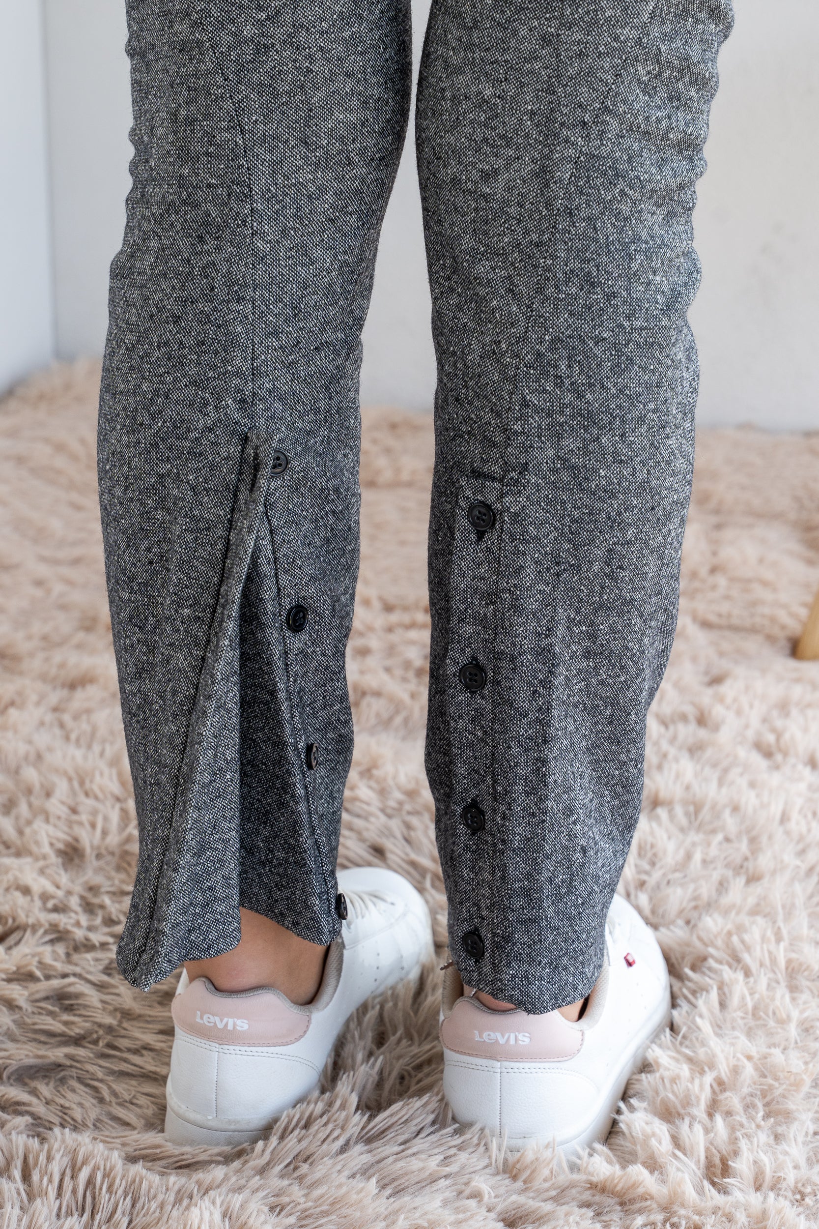 Pantalone con fondo regolabile