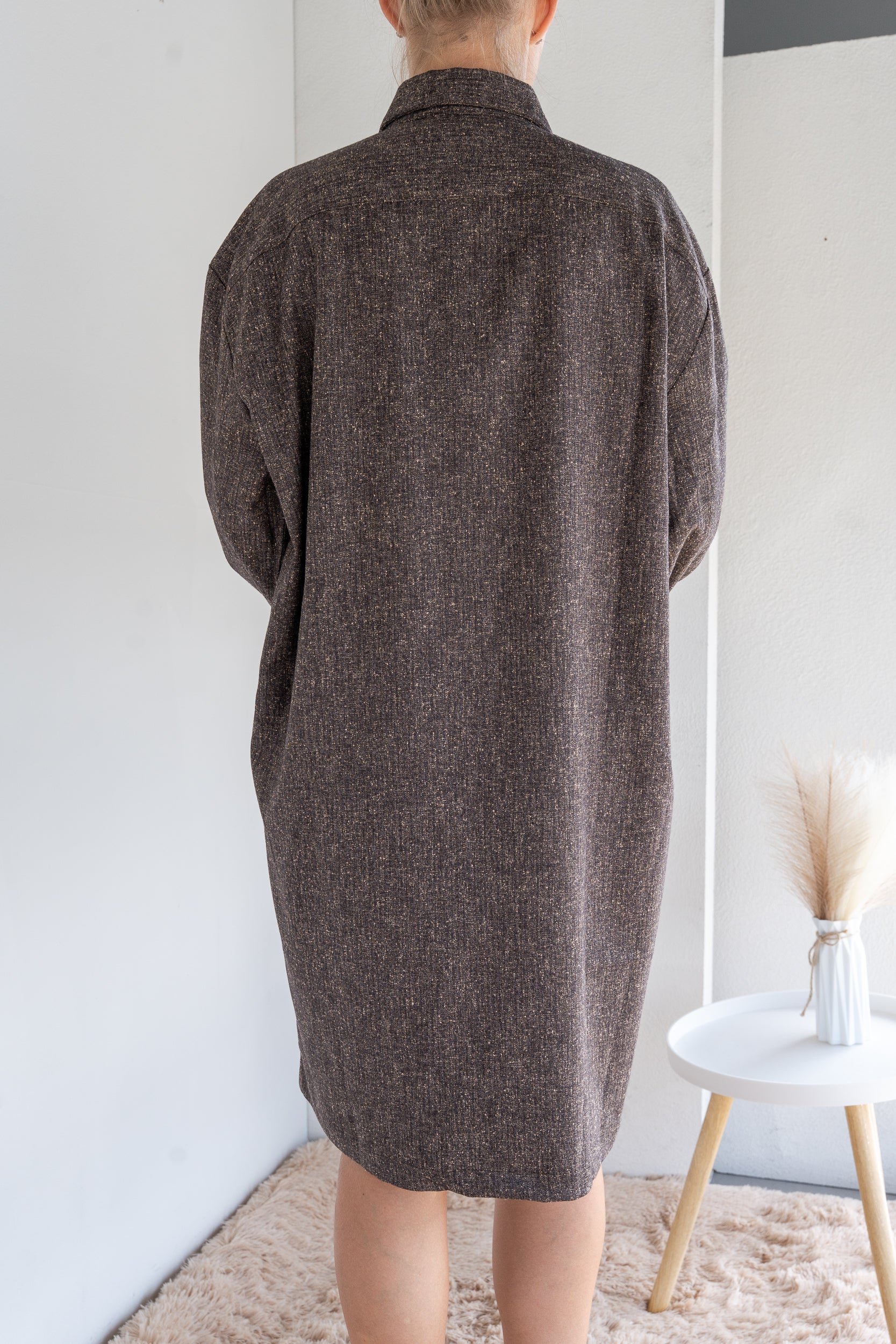 Abito midi tweed