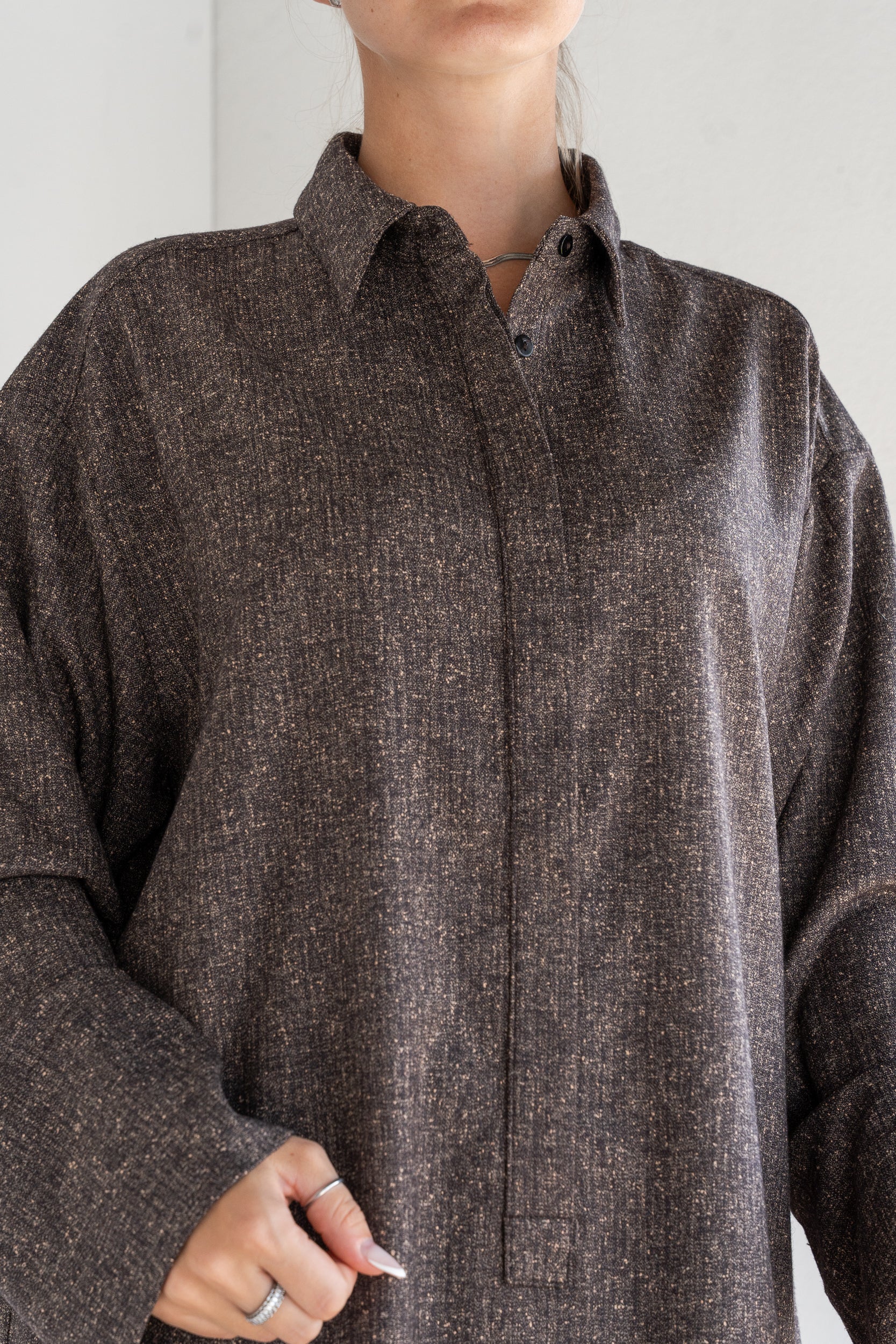 Abito midi tweed