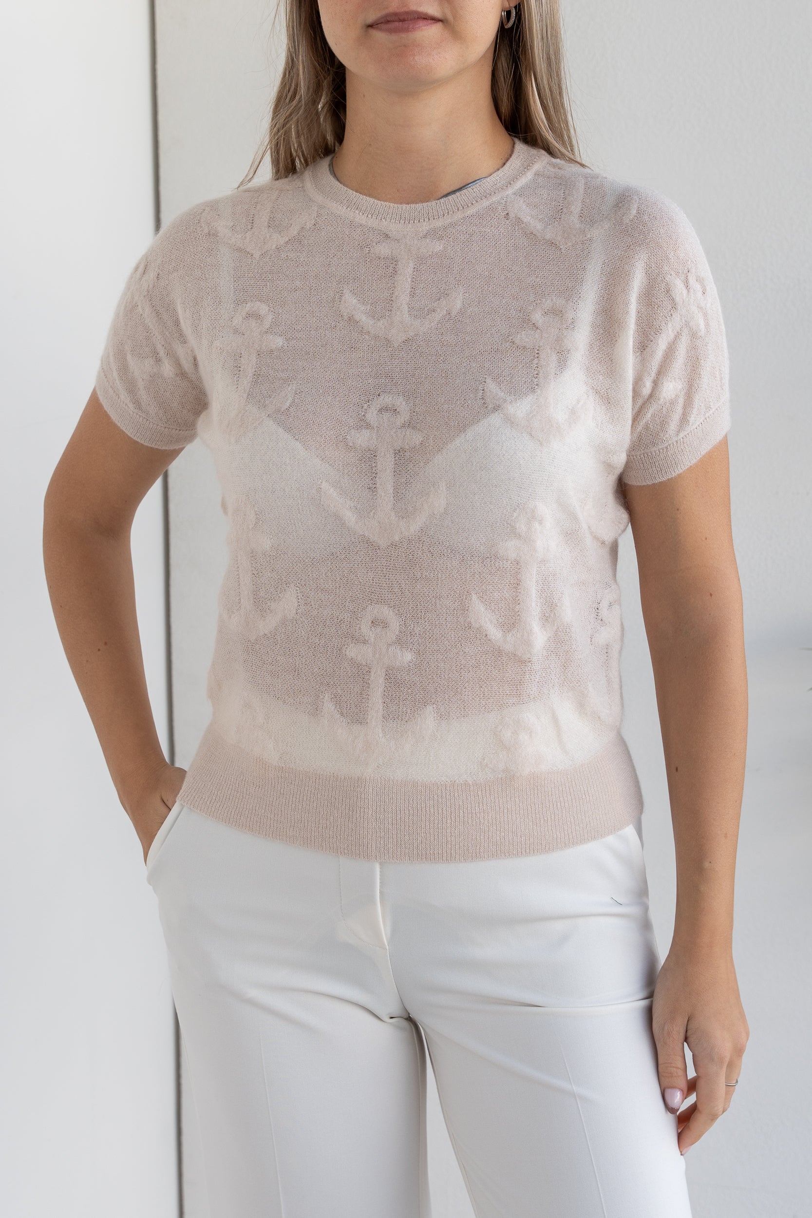 Maglia ancora mohair