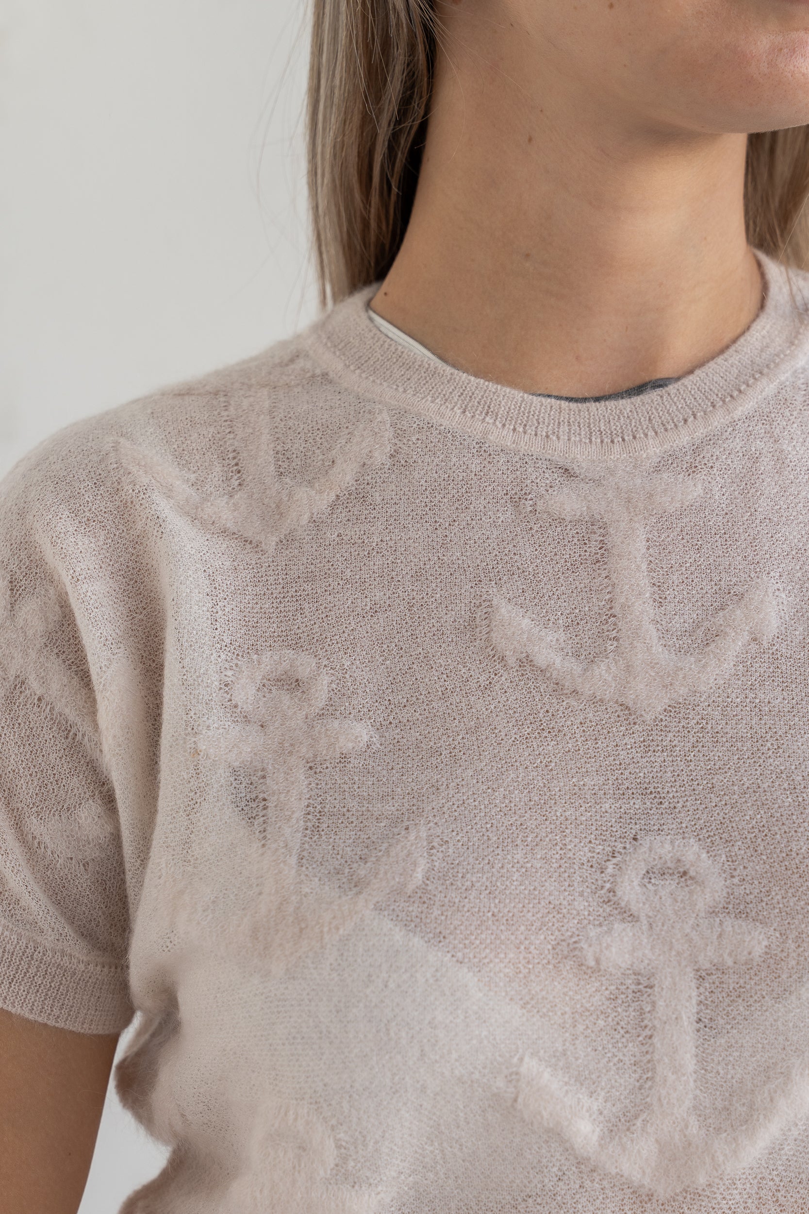 Maglia ancora mohair