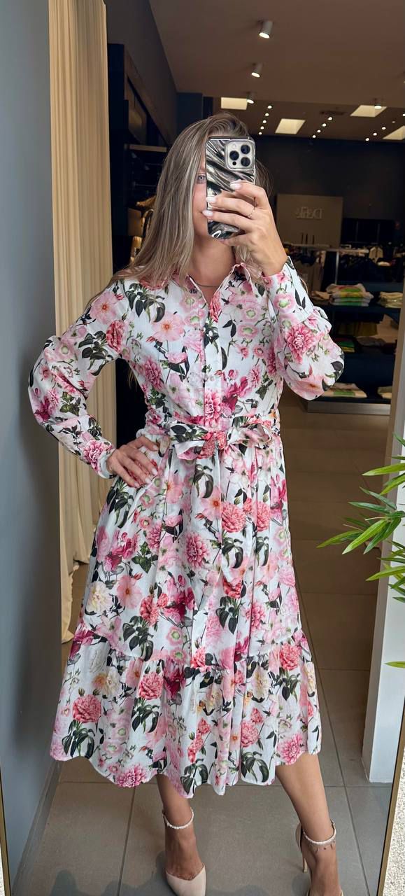 Abito lungo fantasia