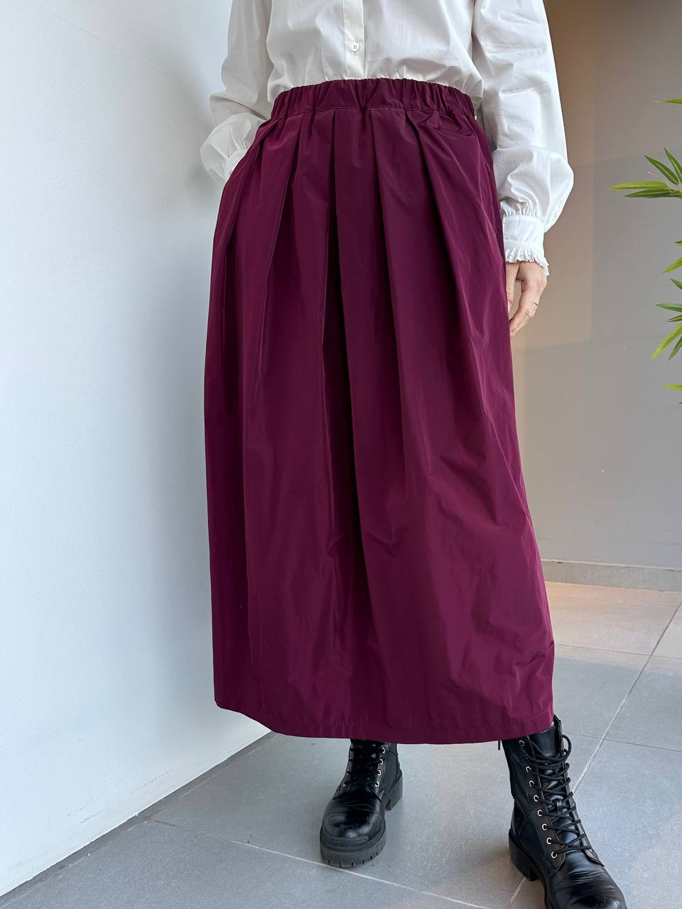 Gonna taffetà L52G597