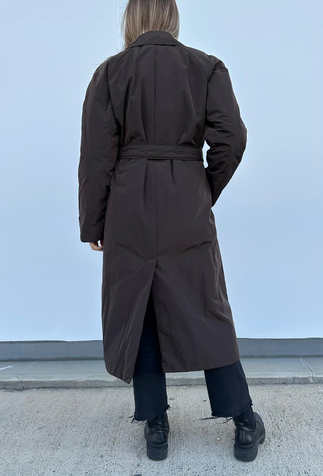 Padded taffeta duster