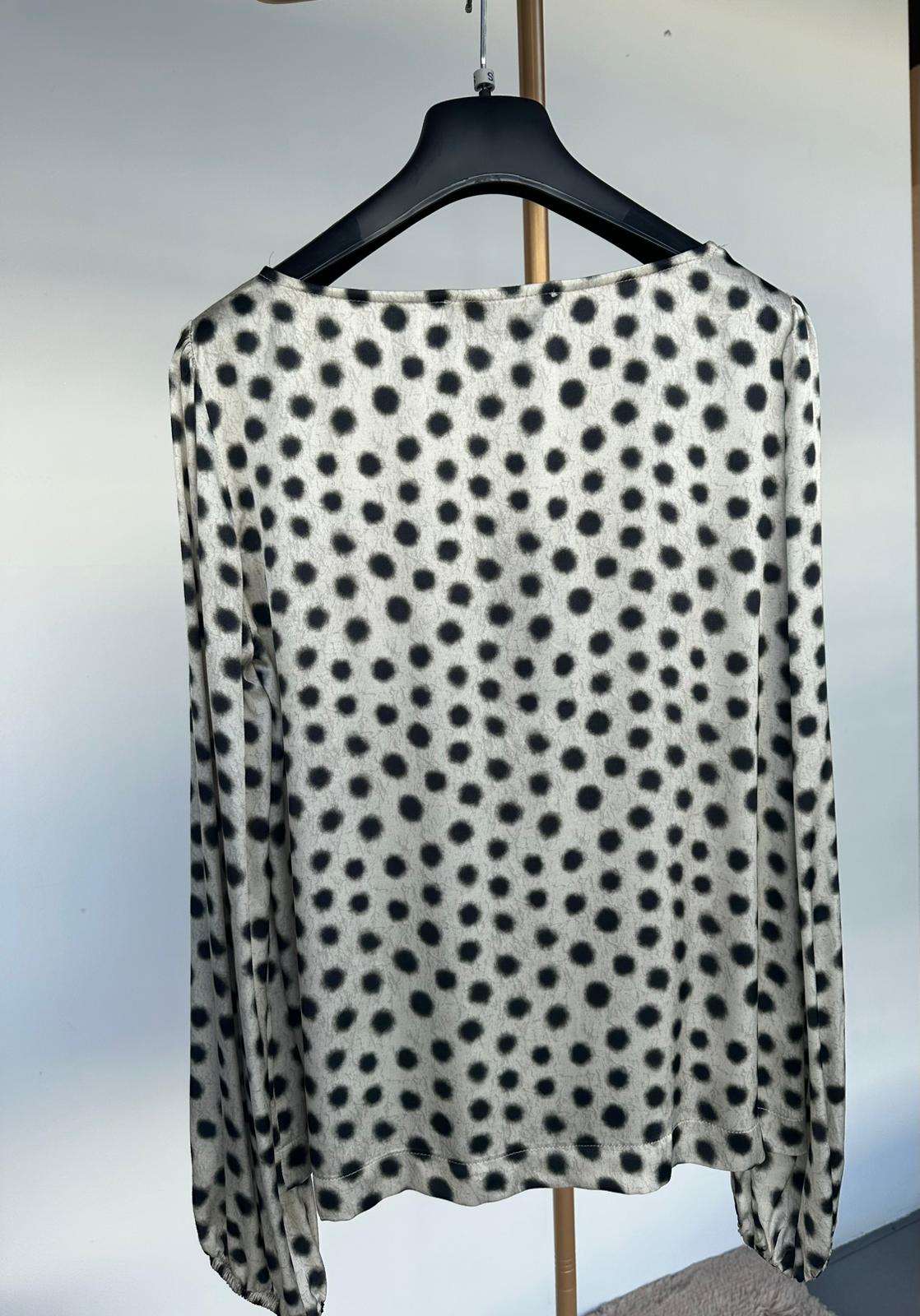 Polka dot blouse