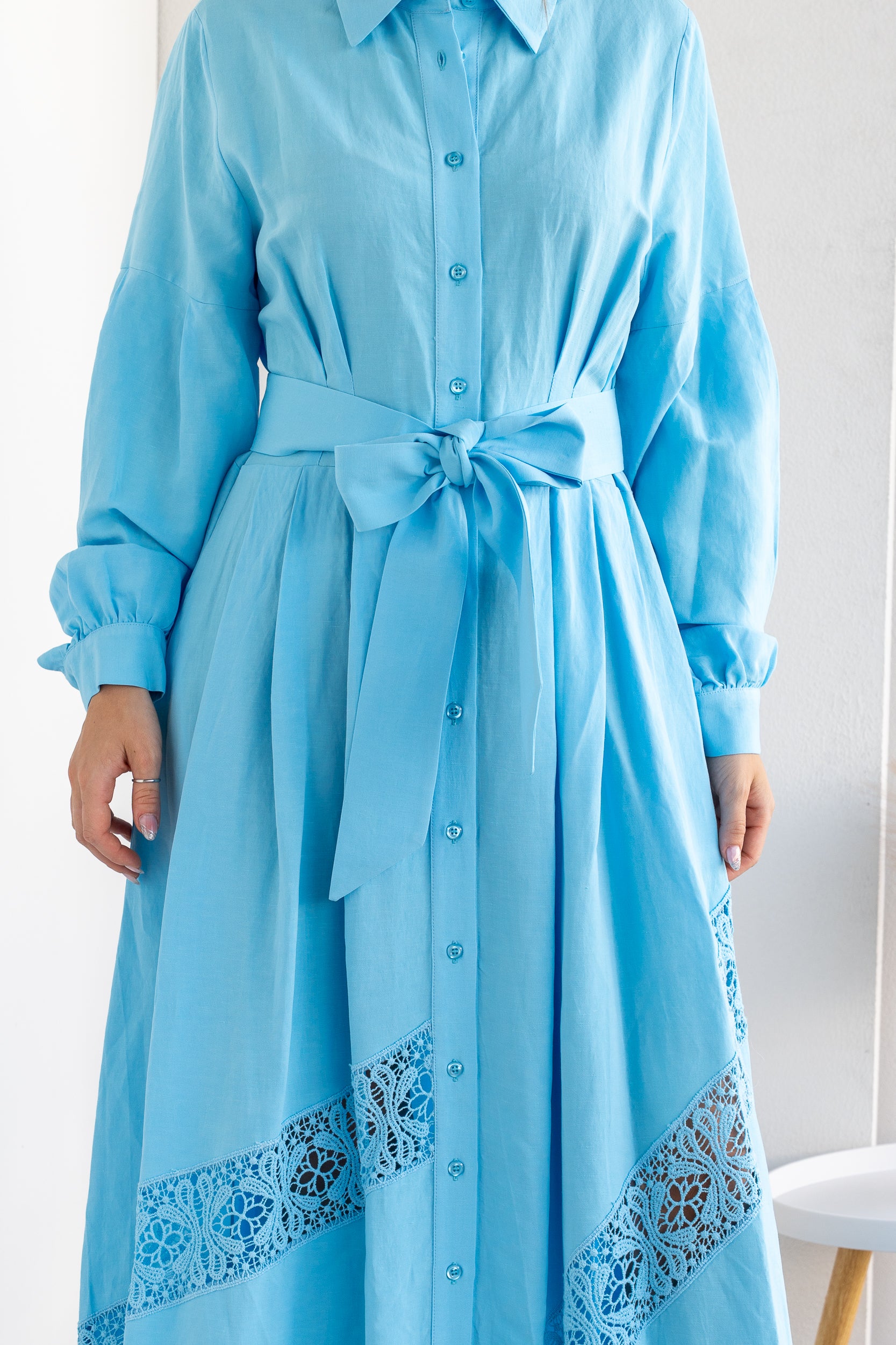 Long linen dress