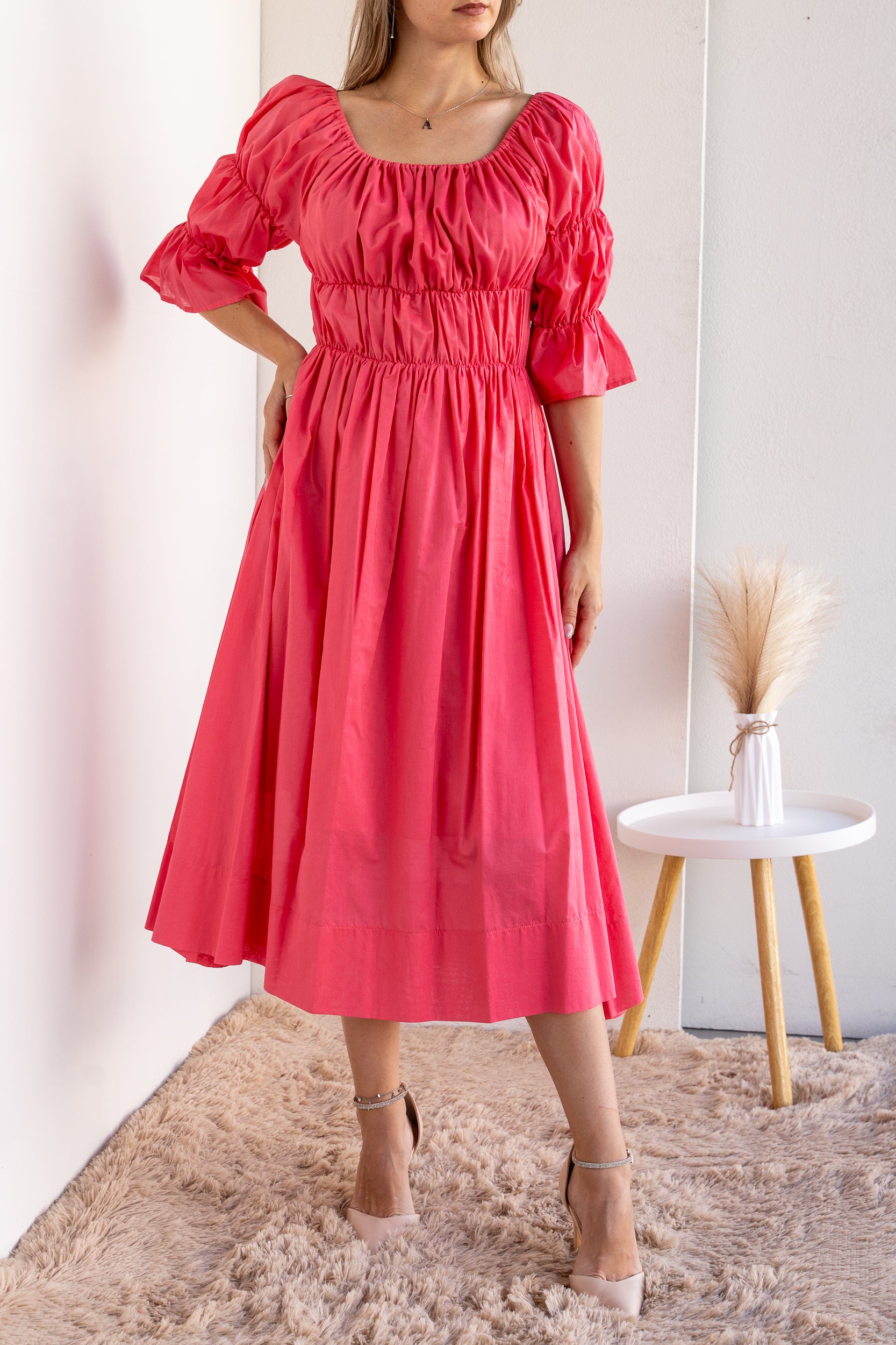 3/4 sleeve dress