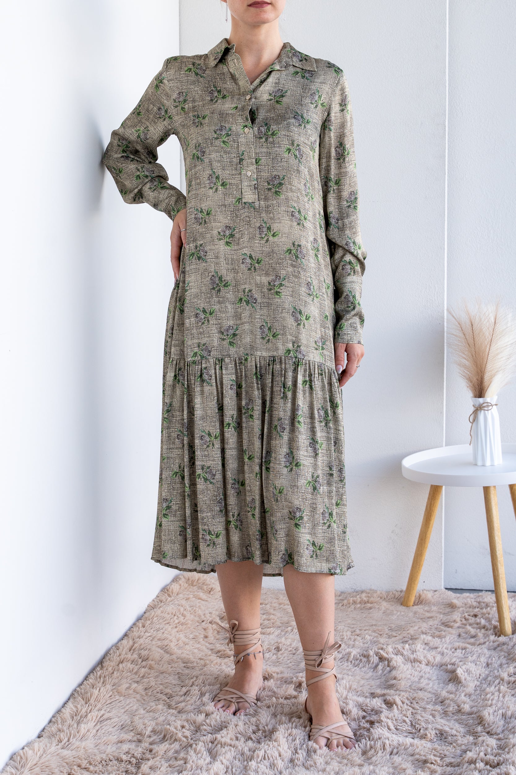 Flower pattern dress