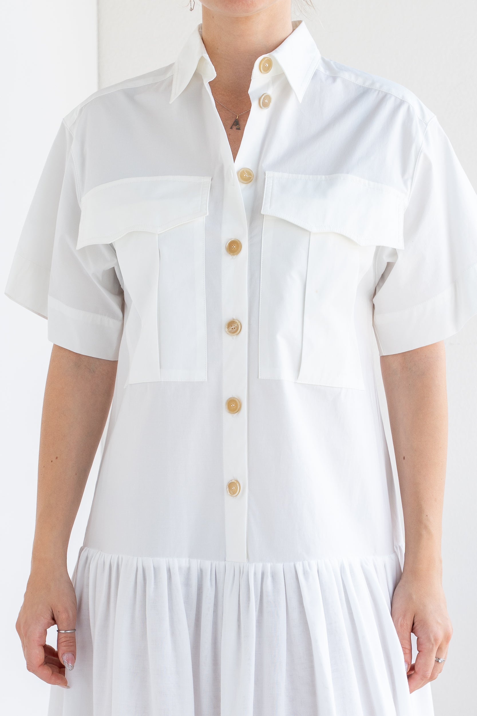 Dress with embroidery